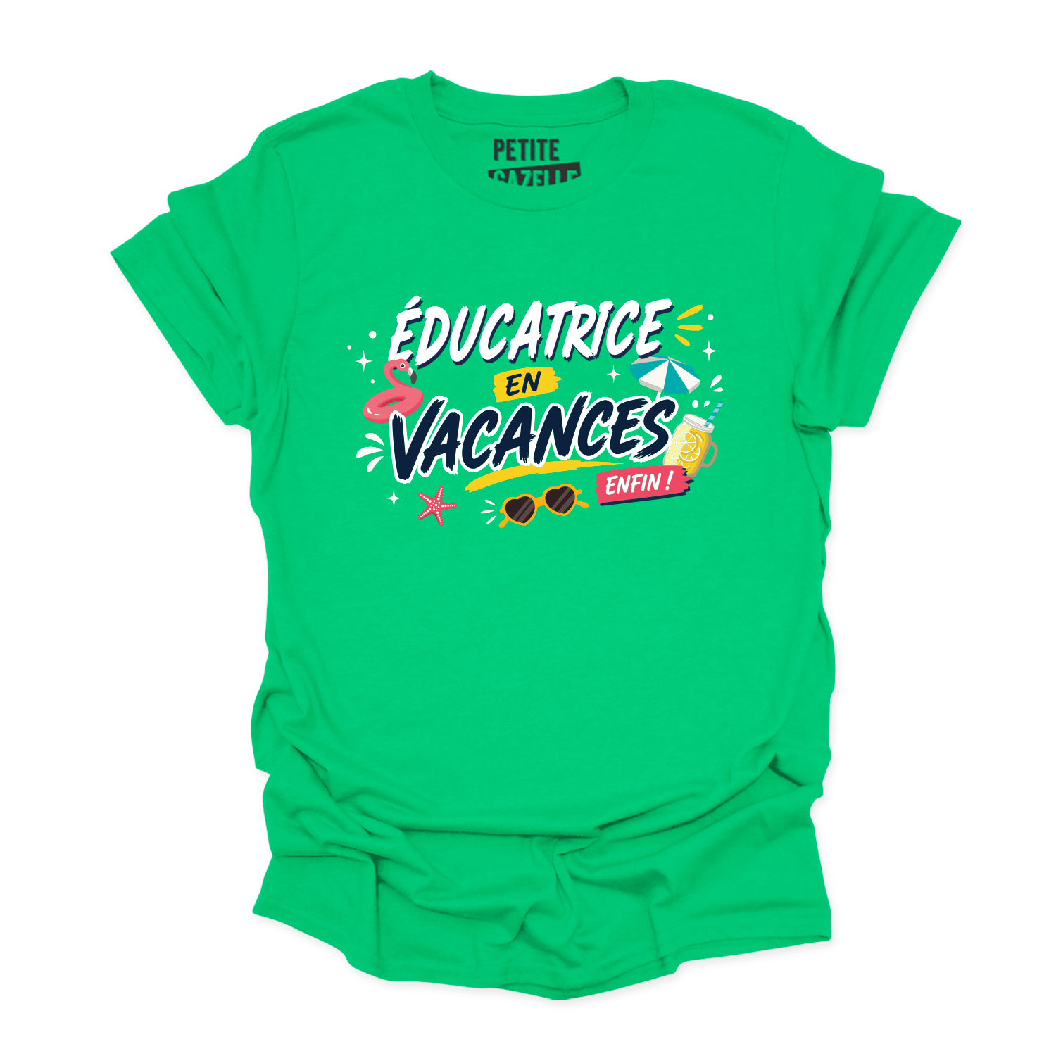 T-SHIRT COL ROND | Éducatrice en vacances
