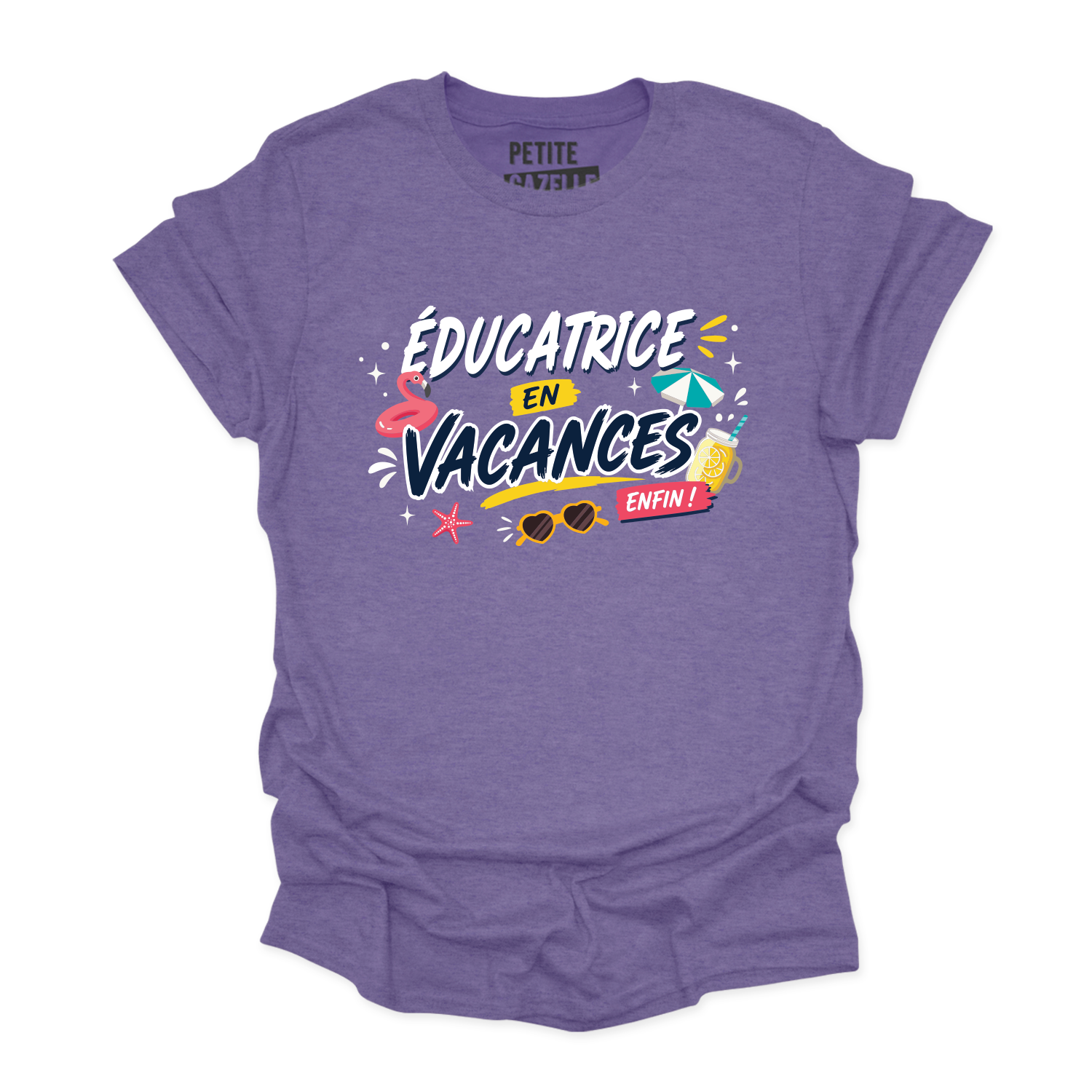 T-SHIRT COL ROND | Éducatrice en vacances