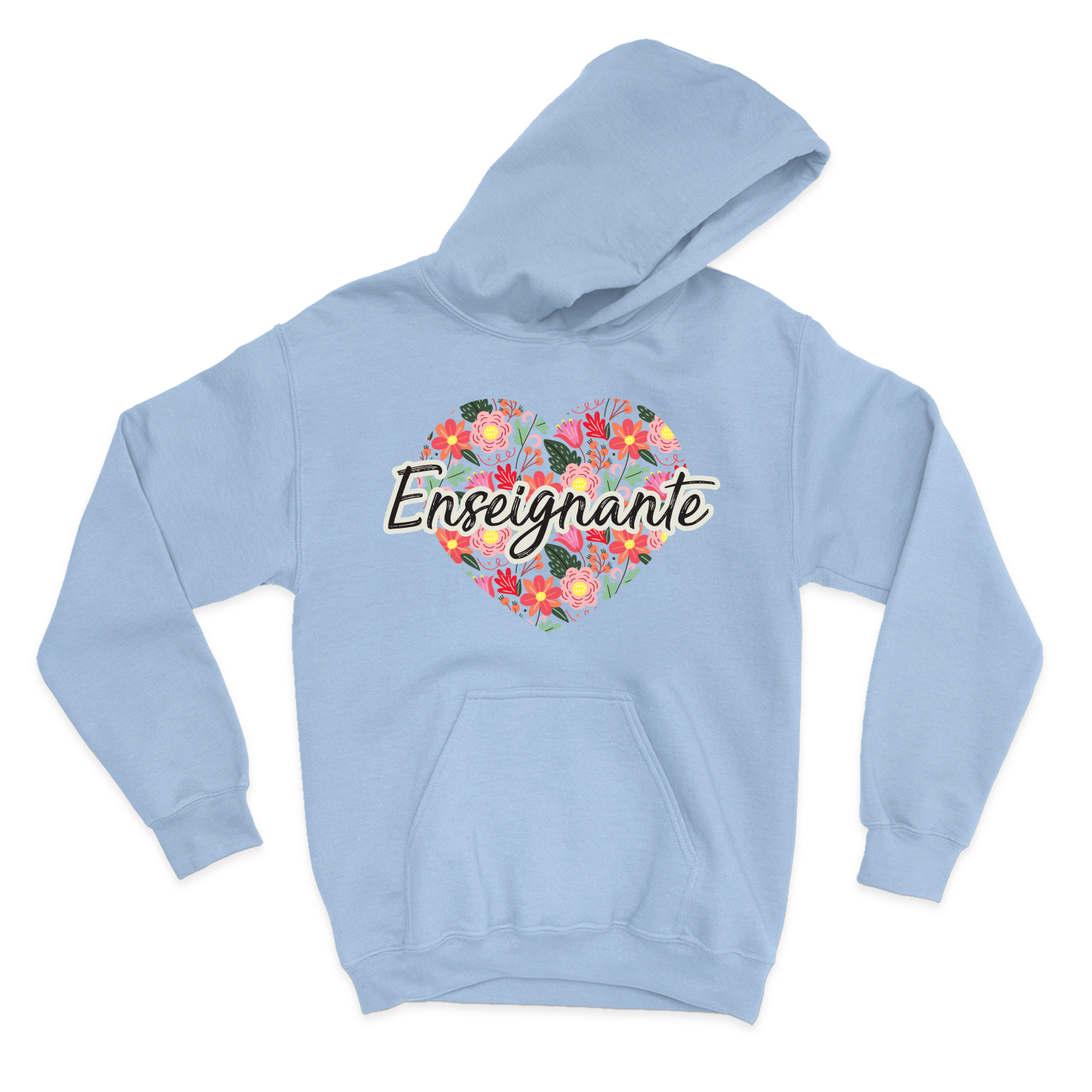 HOODIE | Enseignante Coeur & Fleurs