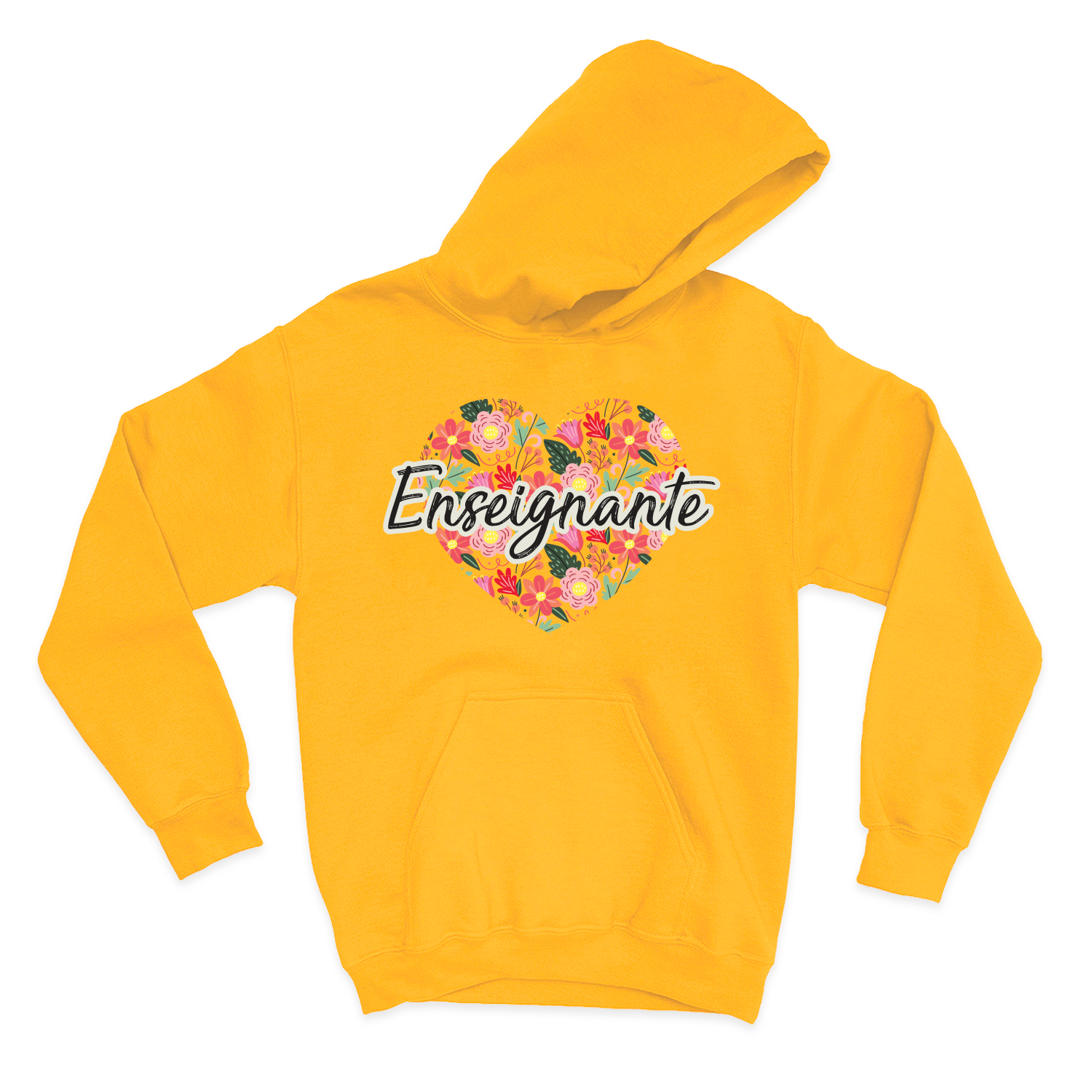 HOODIE | Enseignante Coeur & Fleurs