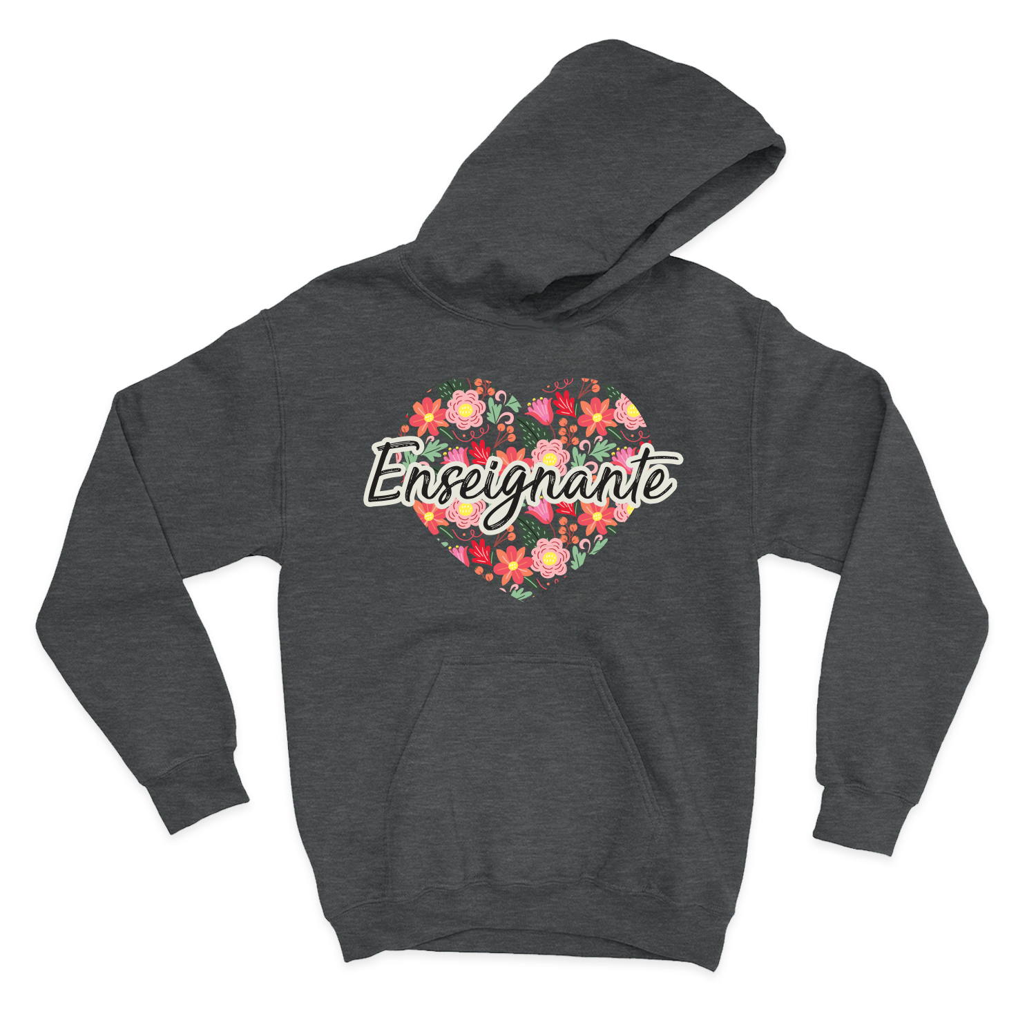 HOODIE | Enseignante Coeur & Fleurs