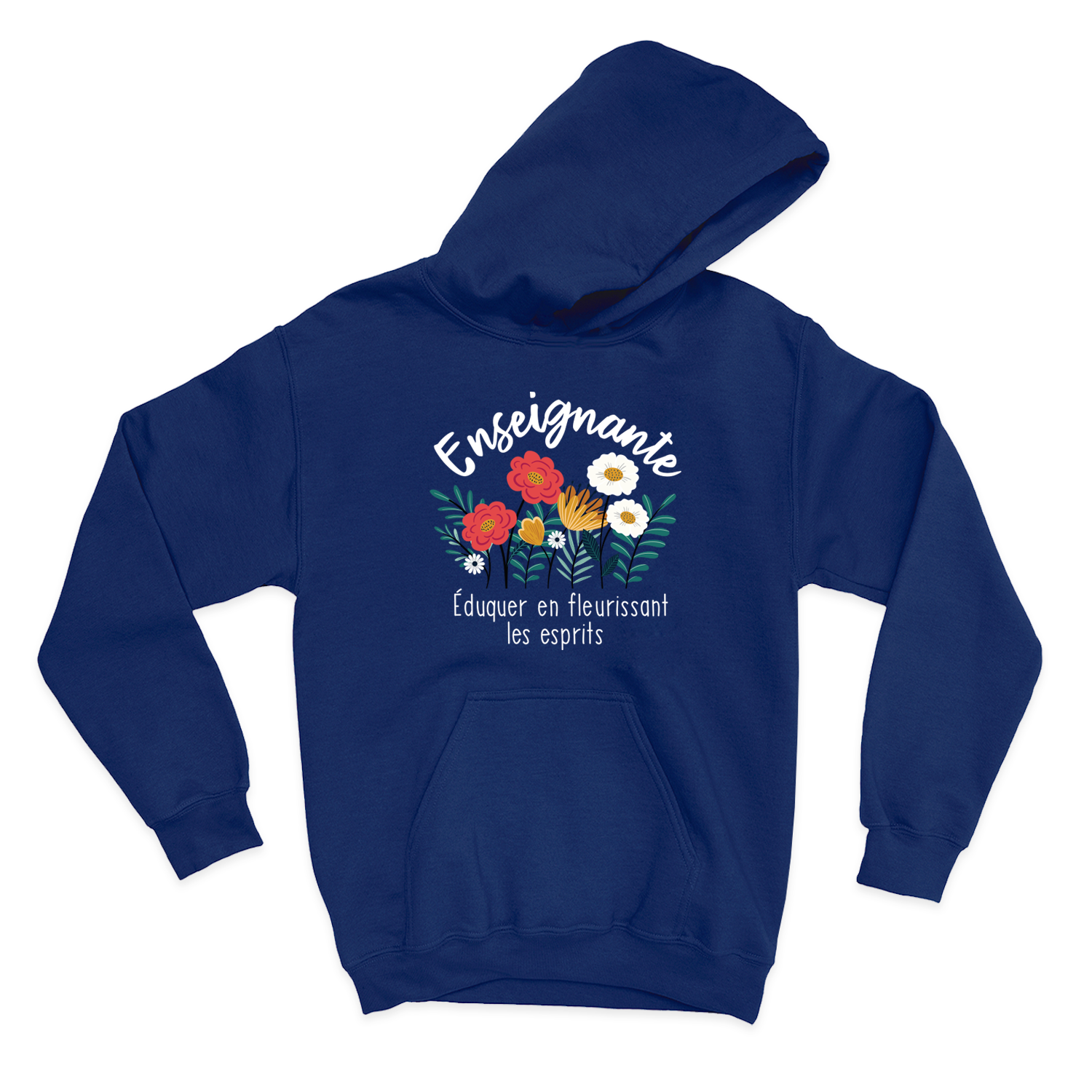 HOODIE | Enseignante, Fleurir les esprits