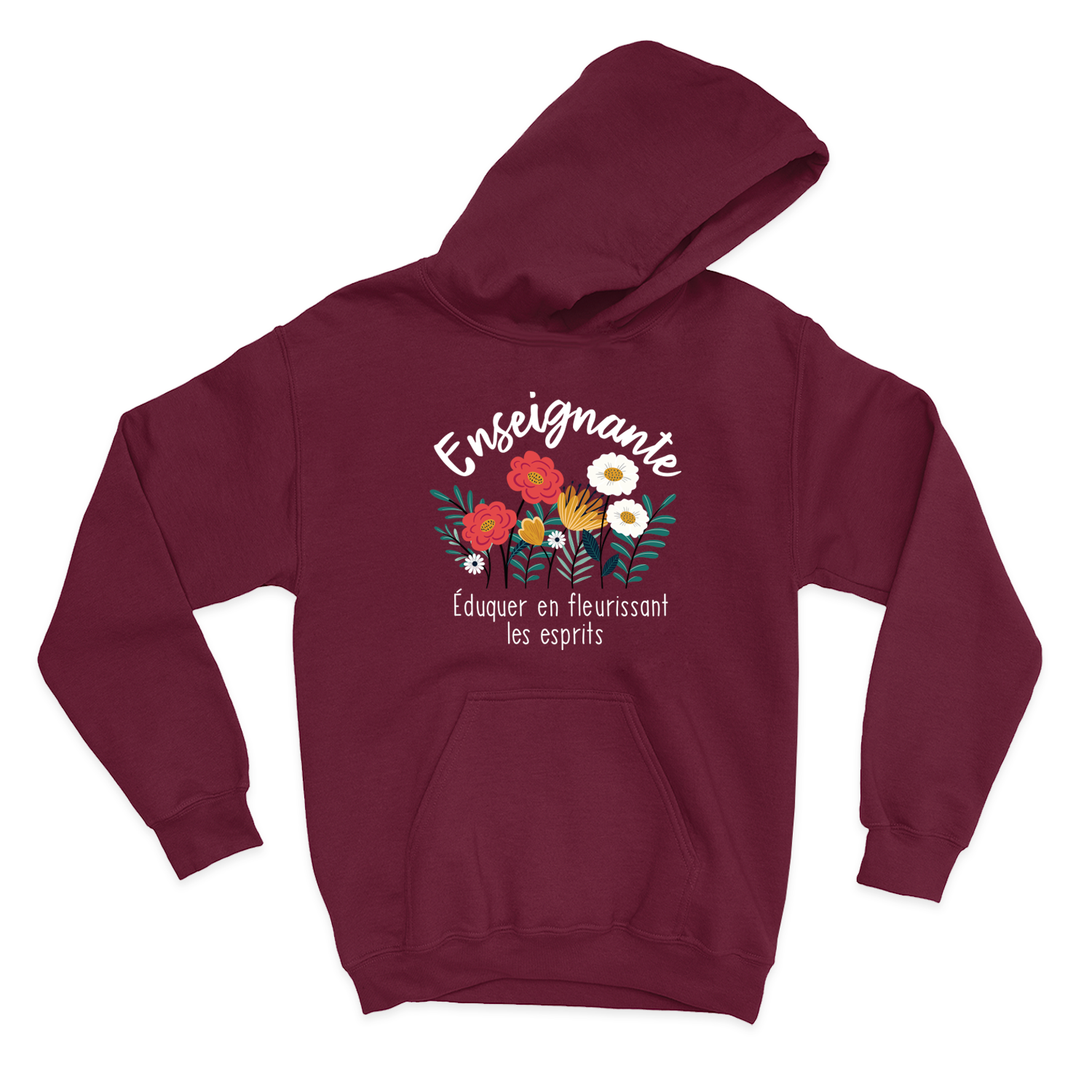 HOODIE | Enseignante, Fleurir les esprits