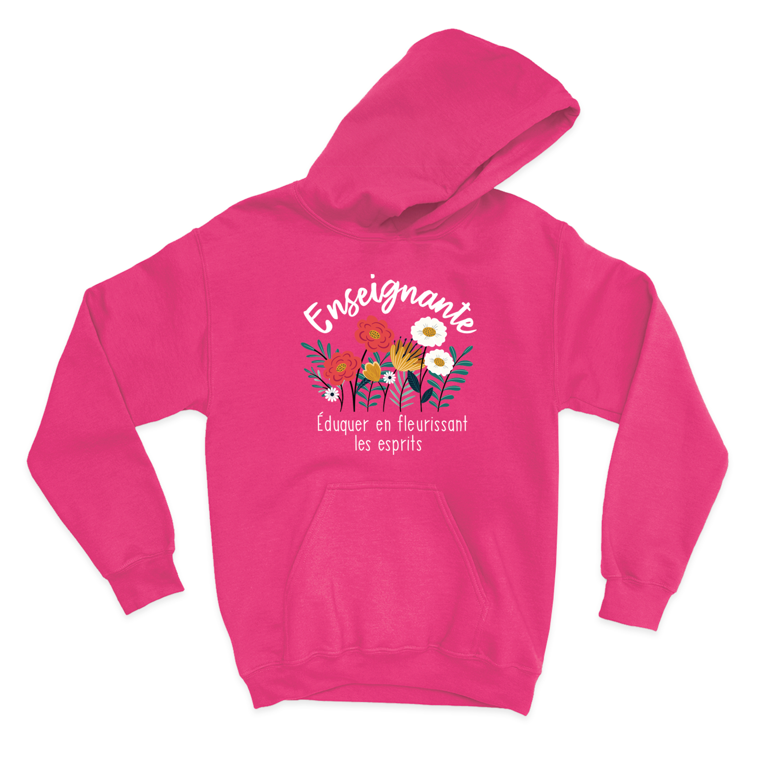 HOODIE | Enseignante, Fleurir les esprits