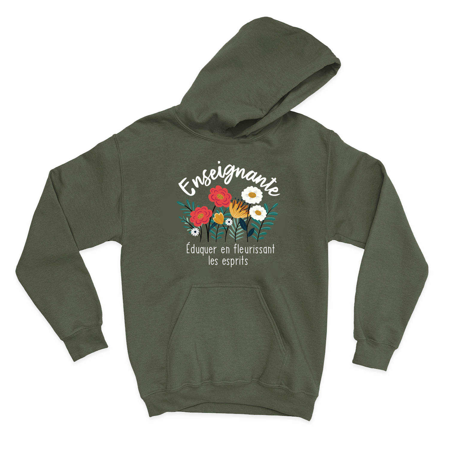 HOODIE | Enseignante, Fleurir les esprits