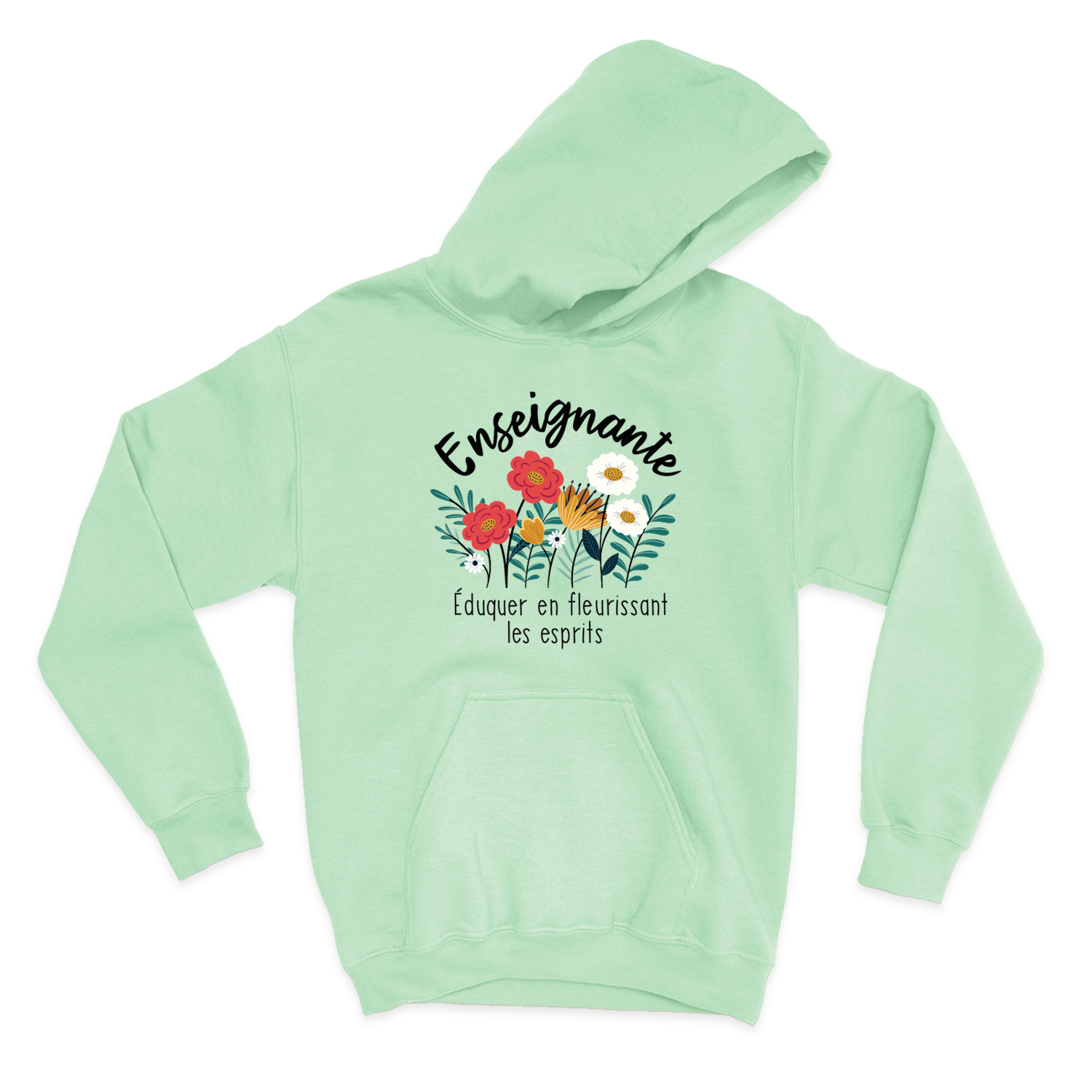 HOODIE | Enseignante, Fleurir les esprits