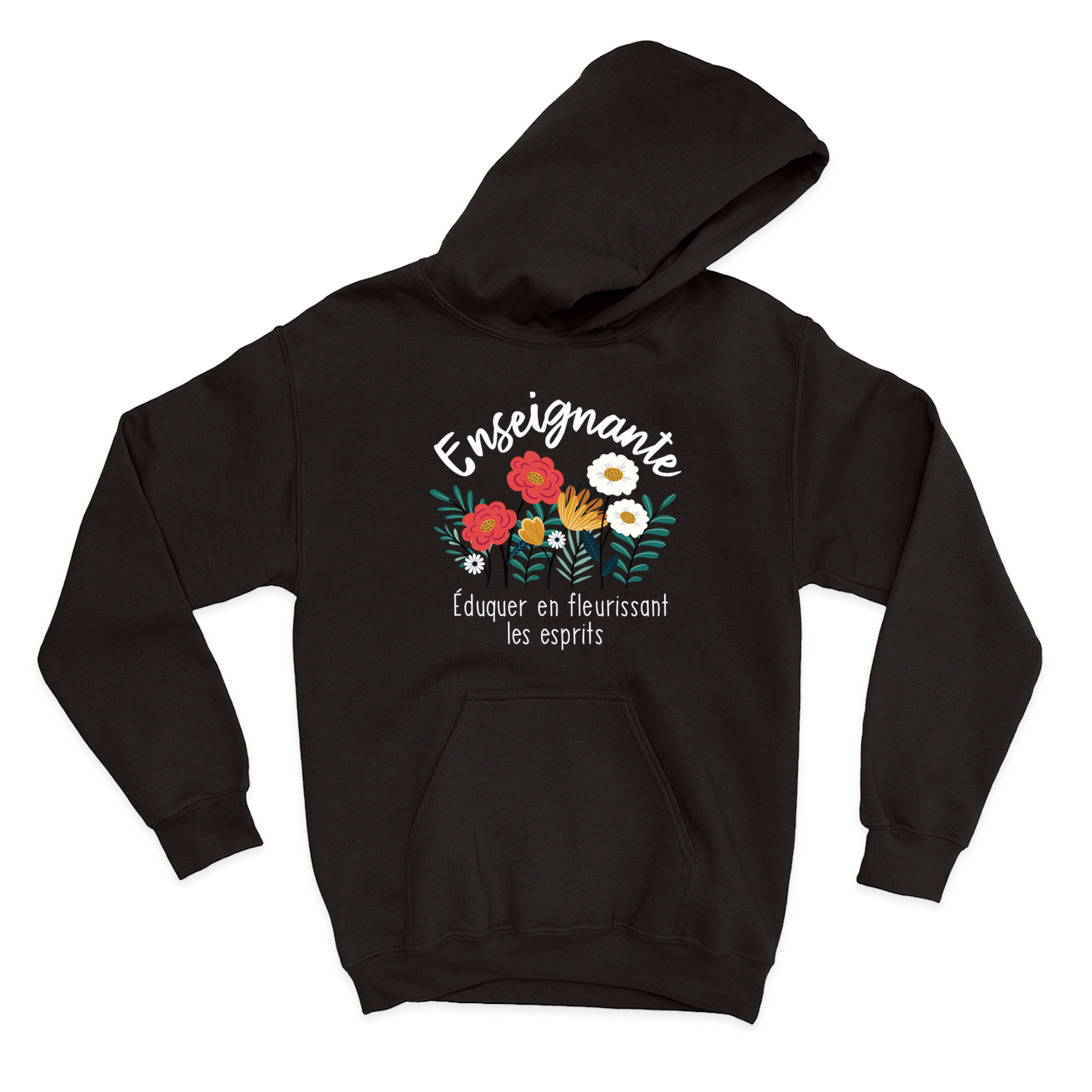 HOODIE | Enseignante, Fleurir les esprits