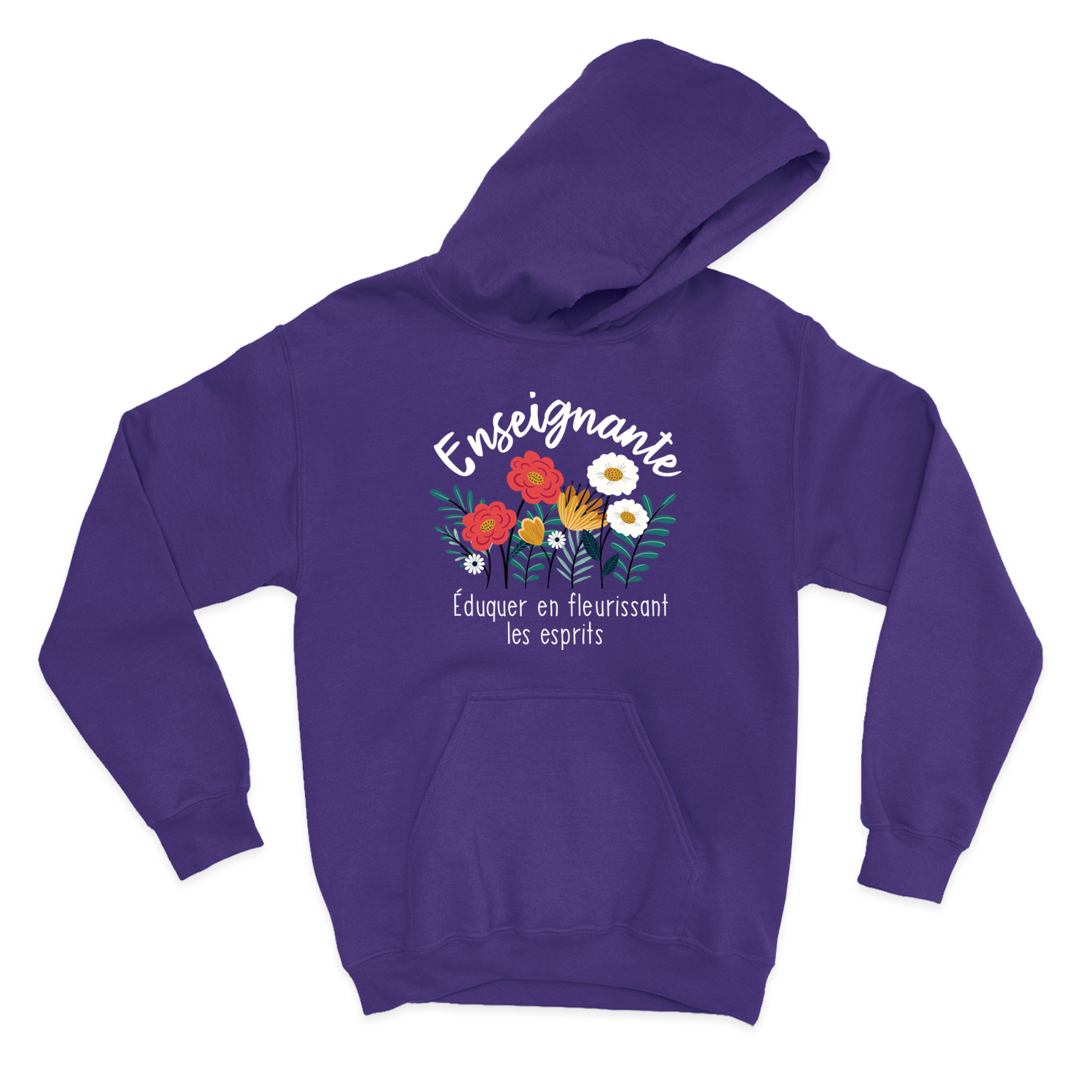 HOODIE | Enseignante, Fleurir les esprits