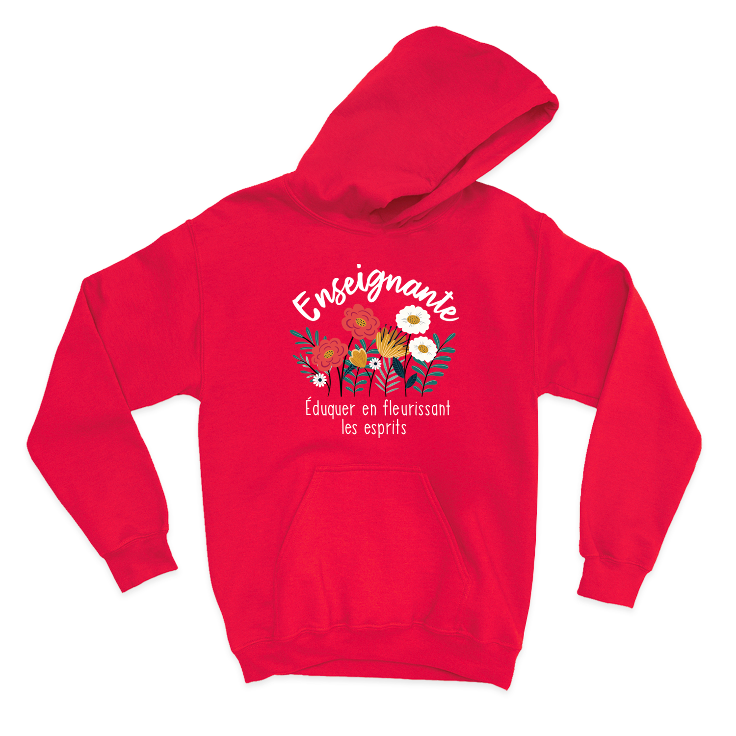 HOODIE | Enseignante, Fleurir les esprits