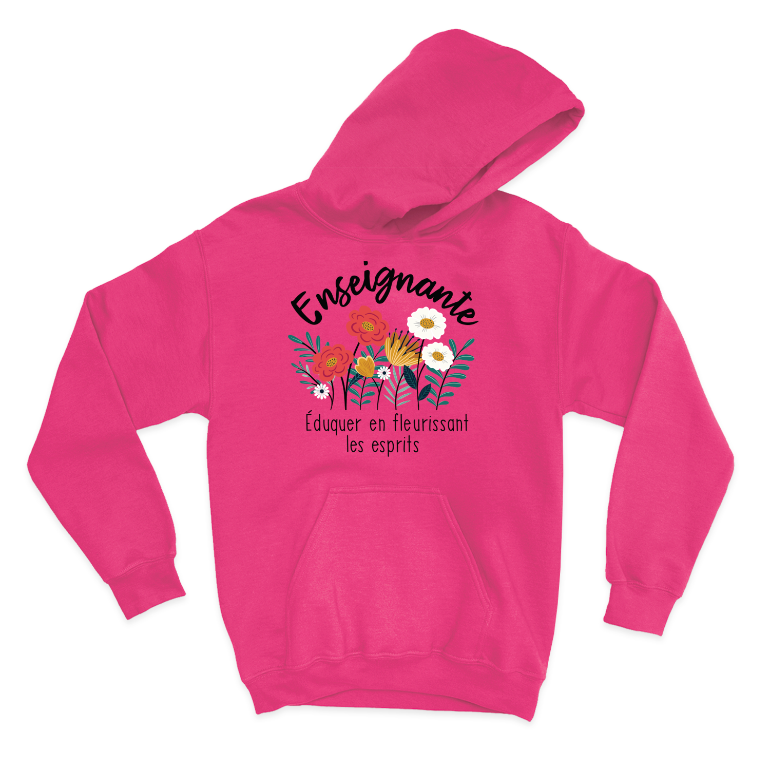 HOODIE | Enseignante, Fleurir les esprits