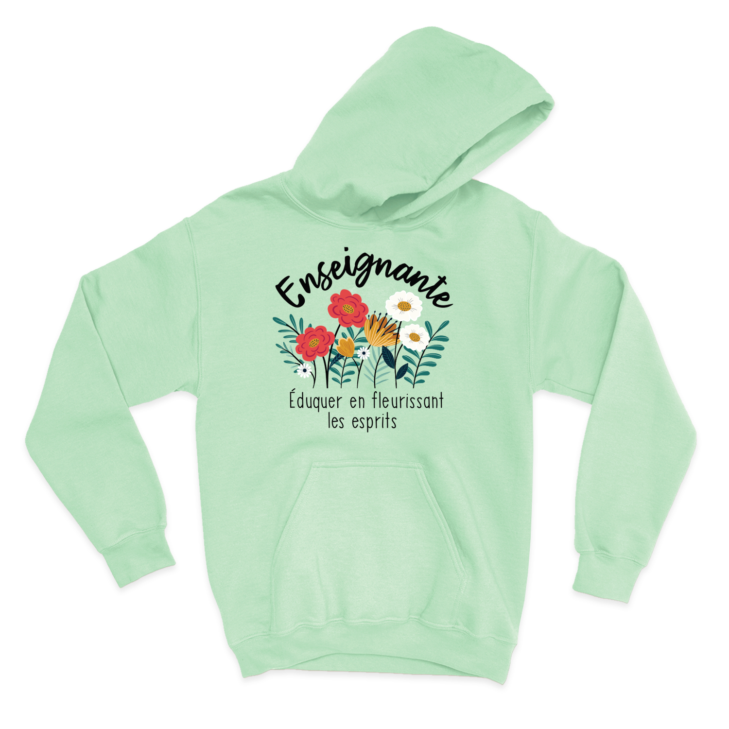 HOODIE | Enseignante, Fleurir les esprits