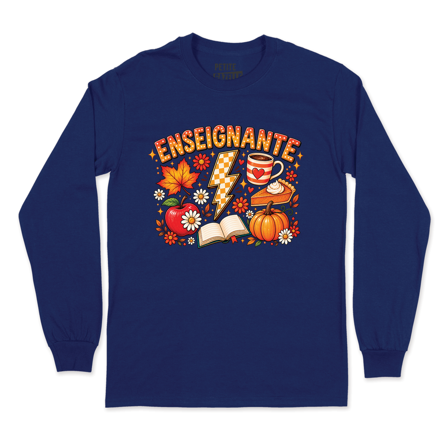 T-SHIRT À MANCHES LONGUES | Enseignante Automne