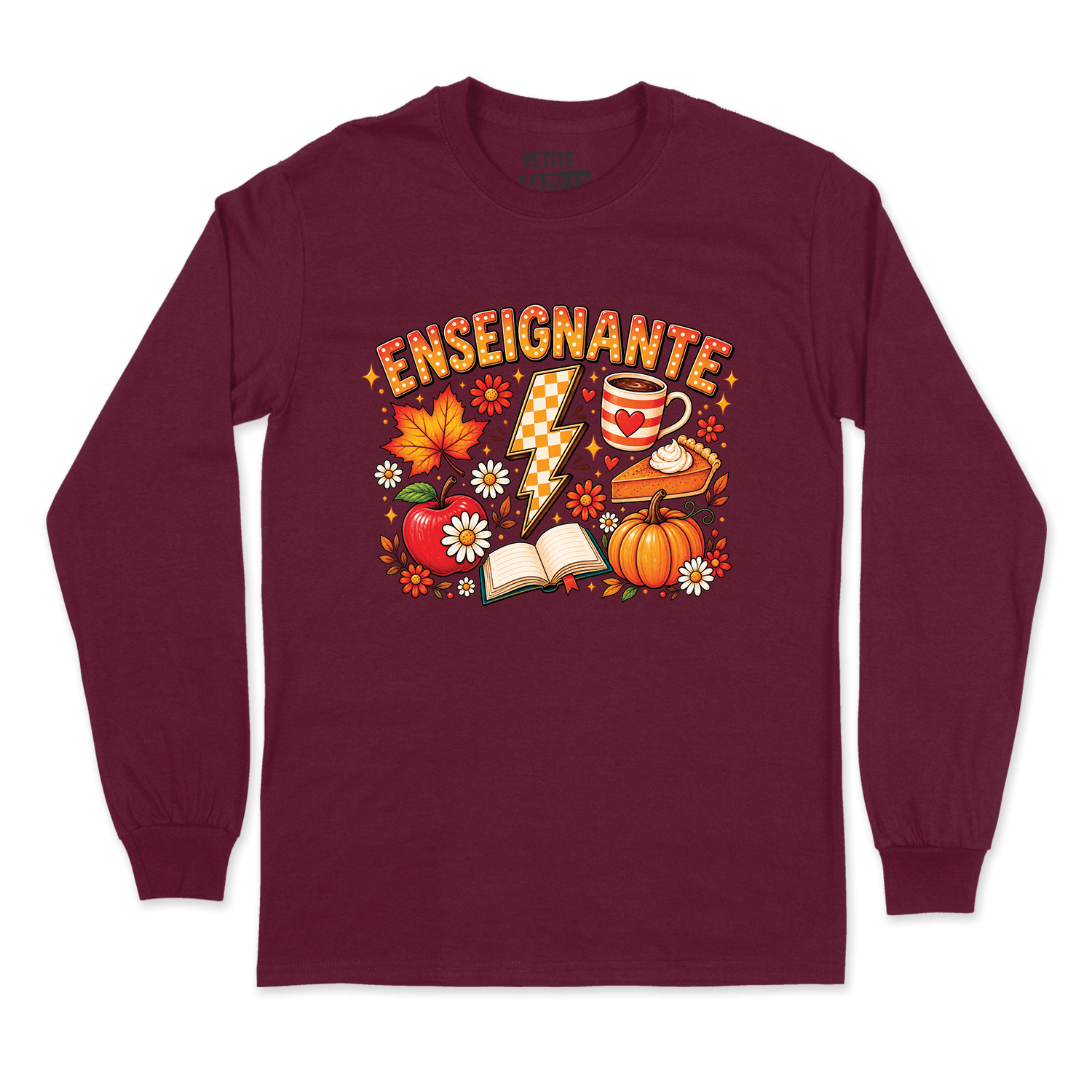 T-SHIRT À MANCHES LONGUES | Enseignante Automne