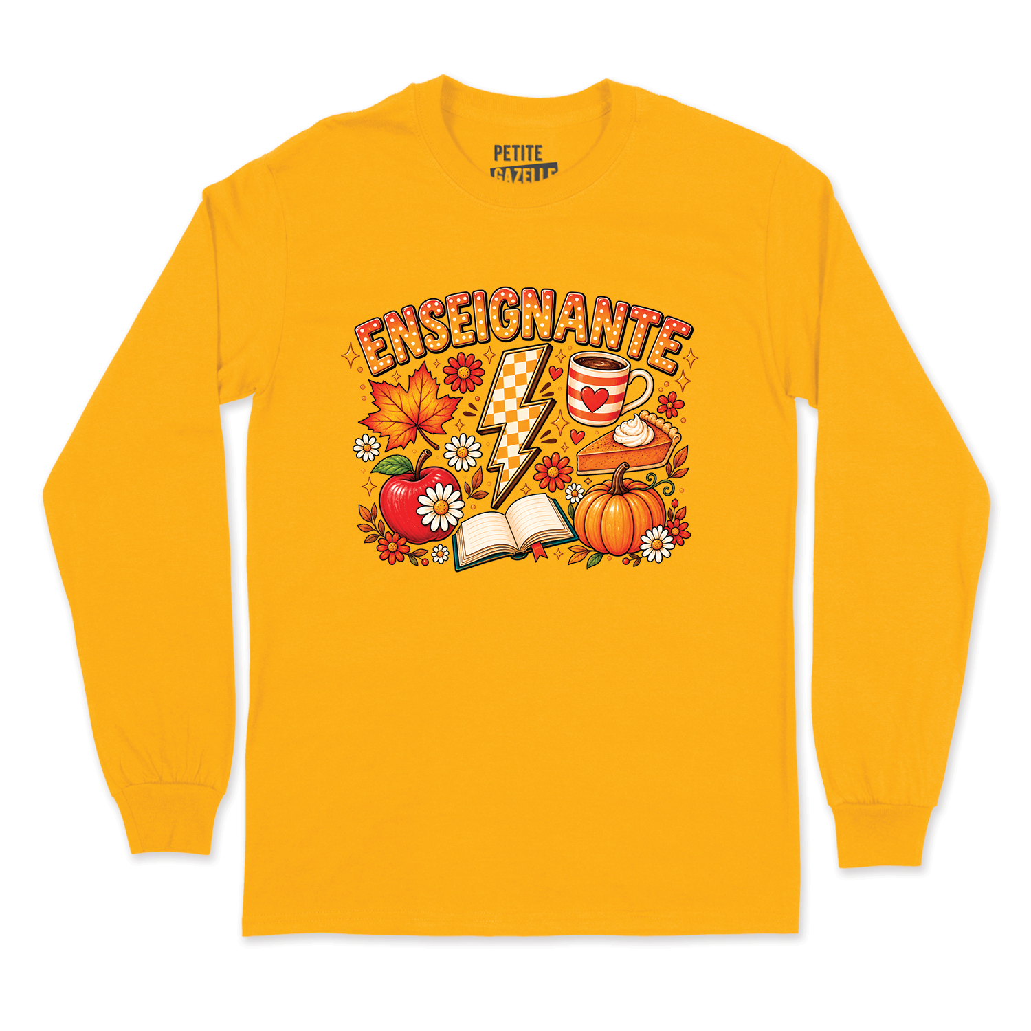 T-SHIRT À MANCHES LONGUES | Enseignante Automne