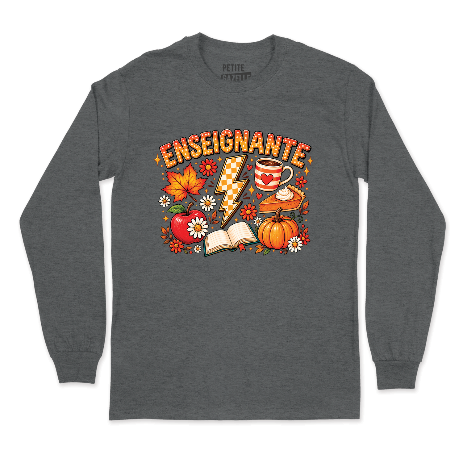 T-SHIRT À MANCHES LONGUES | Enseignante Automne