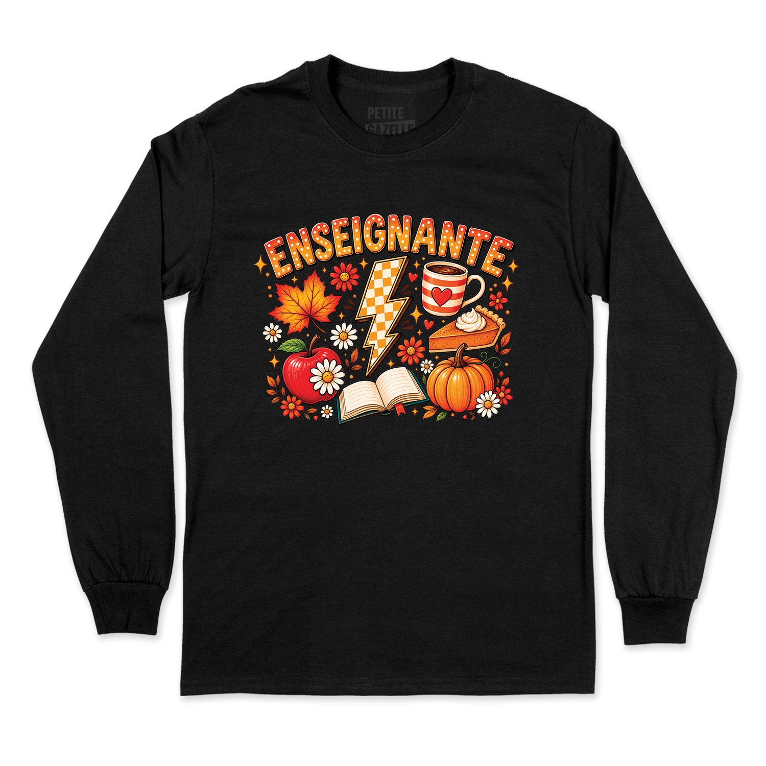 T-SHIRT À MANCHES LONGUES | Enseignante Automne