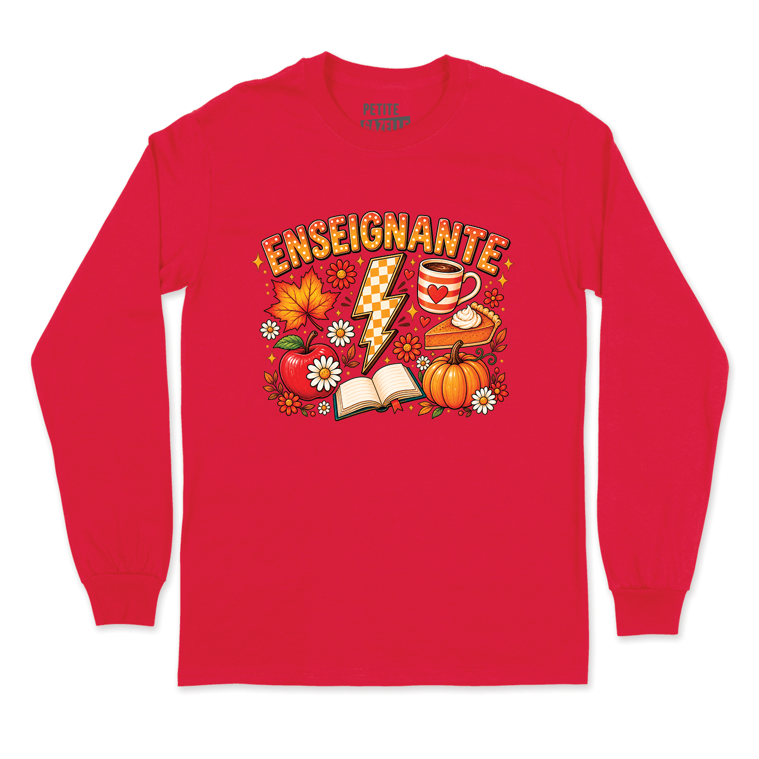 T-SHIRT À MANCHES LONGUES | Enseignante Automne