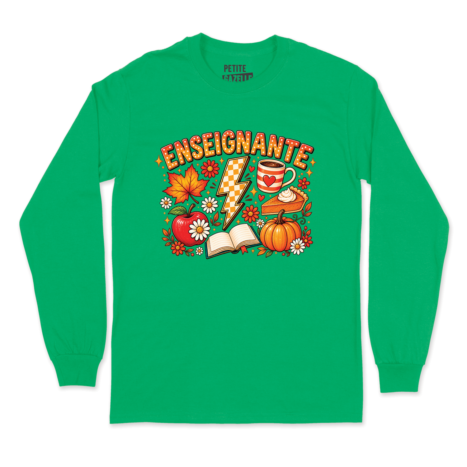 T-SHIRT À MANCHES LONGUES | Enseignante Automne