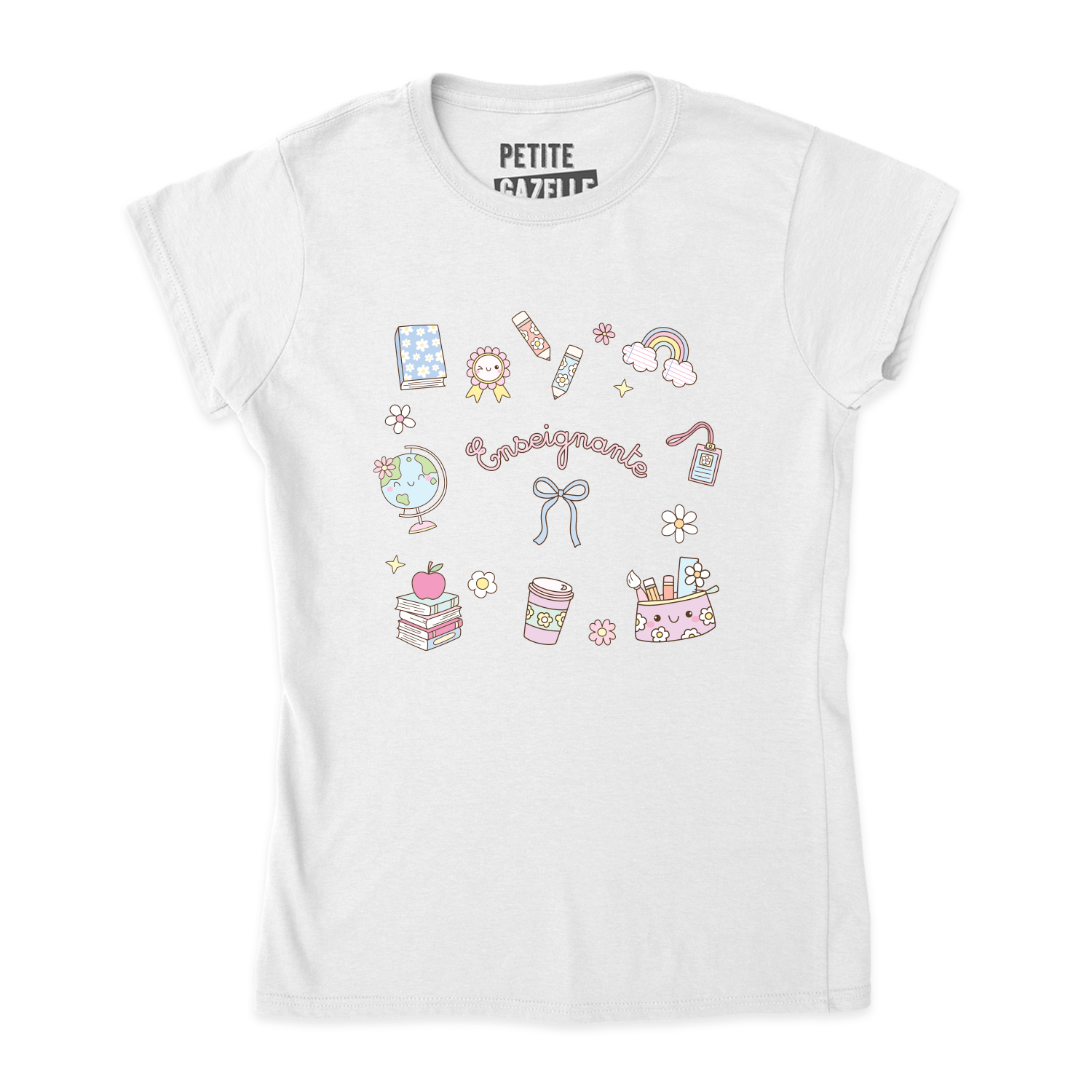 TSHIRT AJUSTÉ | Enseignante Pastel