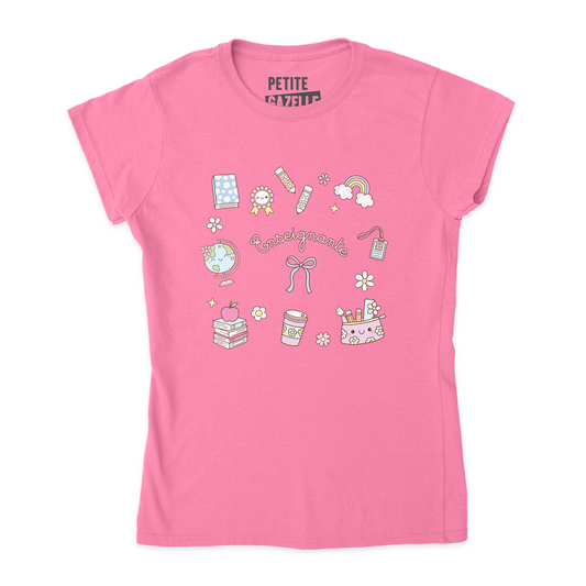 TSHIRT AJUSTÉ | Enseignante Pastel