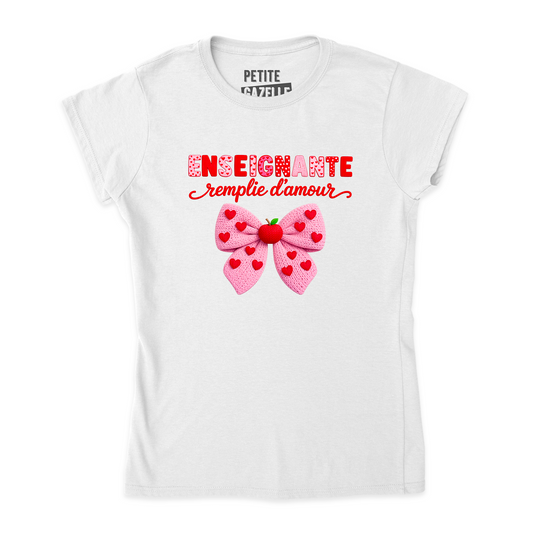 TSHIRT AJUSTÉ | Enseignante Tricotée