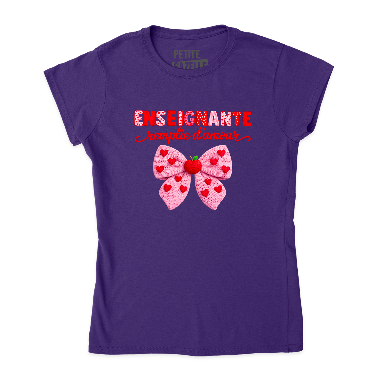 TSHIRT AJUSTÉ | Enseignante Tricotée