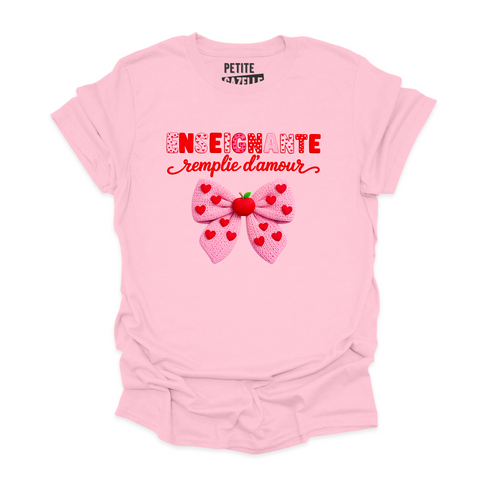 T-SHIRT COL ROND | Enseignante Tricotée