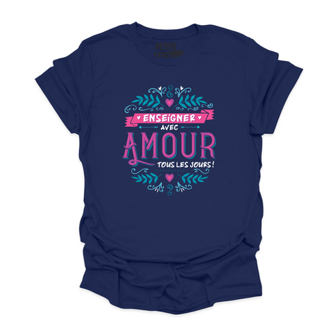 T-SHIRT COL ROND | Enseigner avec amour