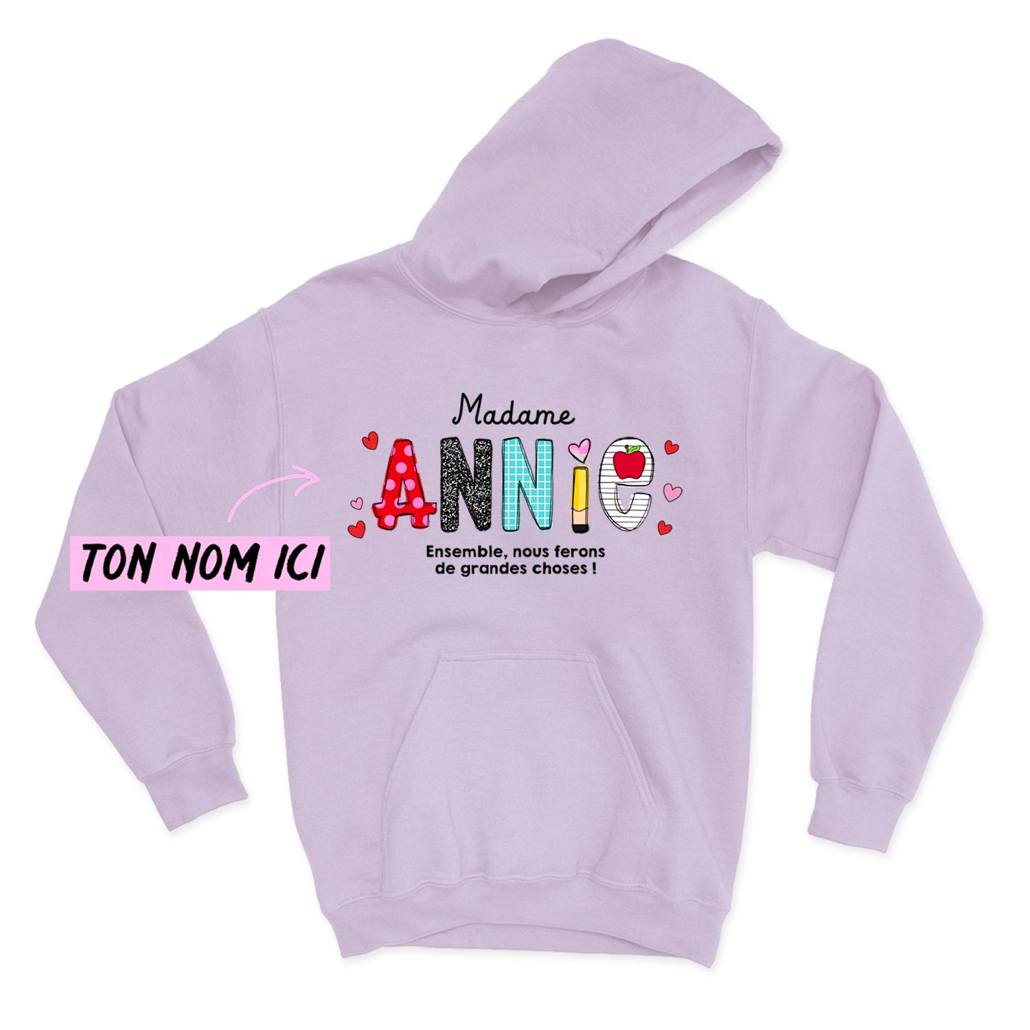 HOODIE | Ensemble, nous ferons de grandes choses !