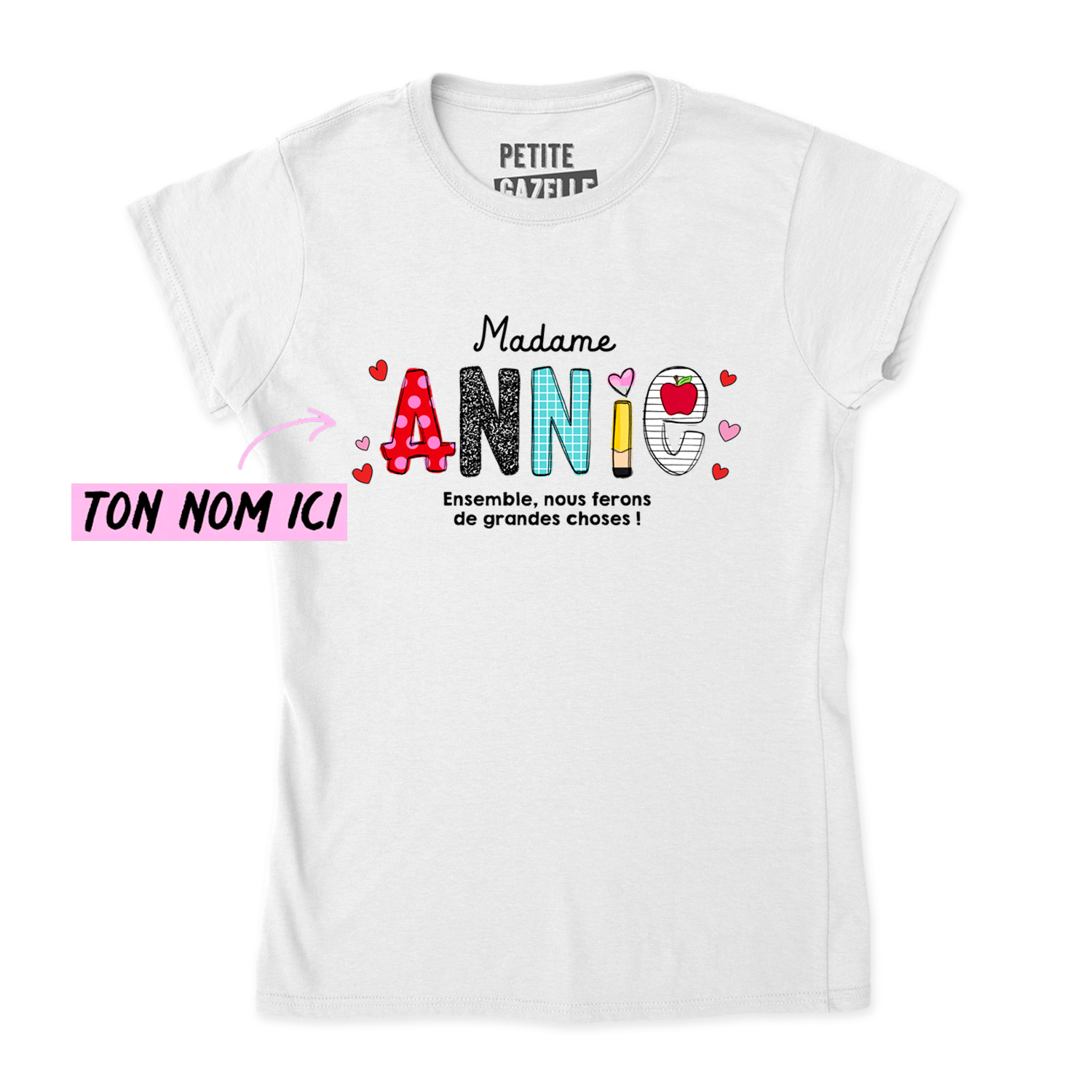 TSHIRT AJUSTÉ | Ensemble, nous ferons de grandes choses !
