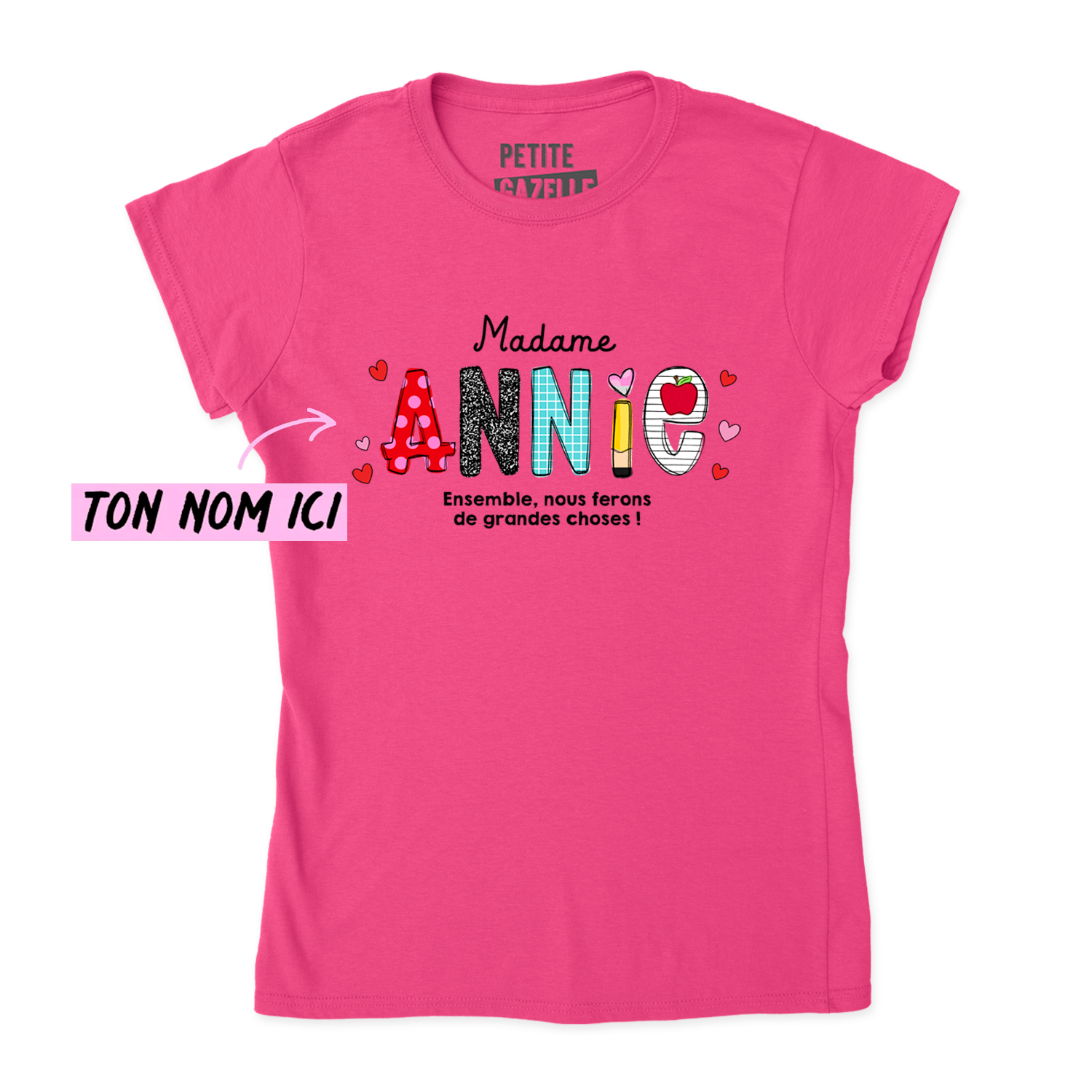 TSHIRT AJUSTÉ | Ensemble, nous ferons de grandes choses !