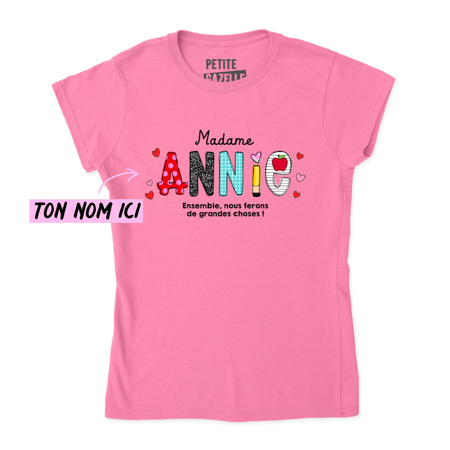 TSHIRT AJUSTÉ | Ensemble, nous ferons de grandes choses !