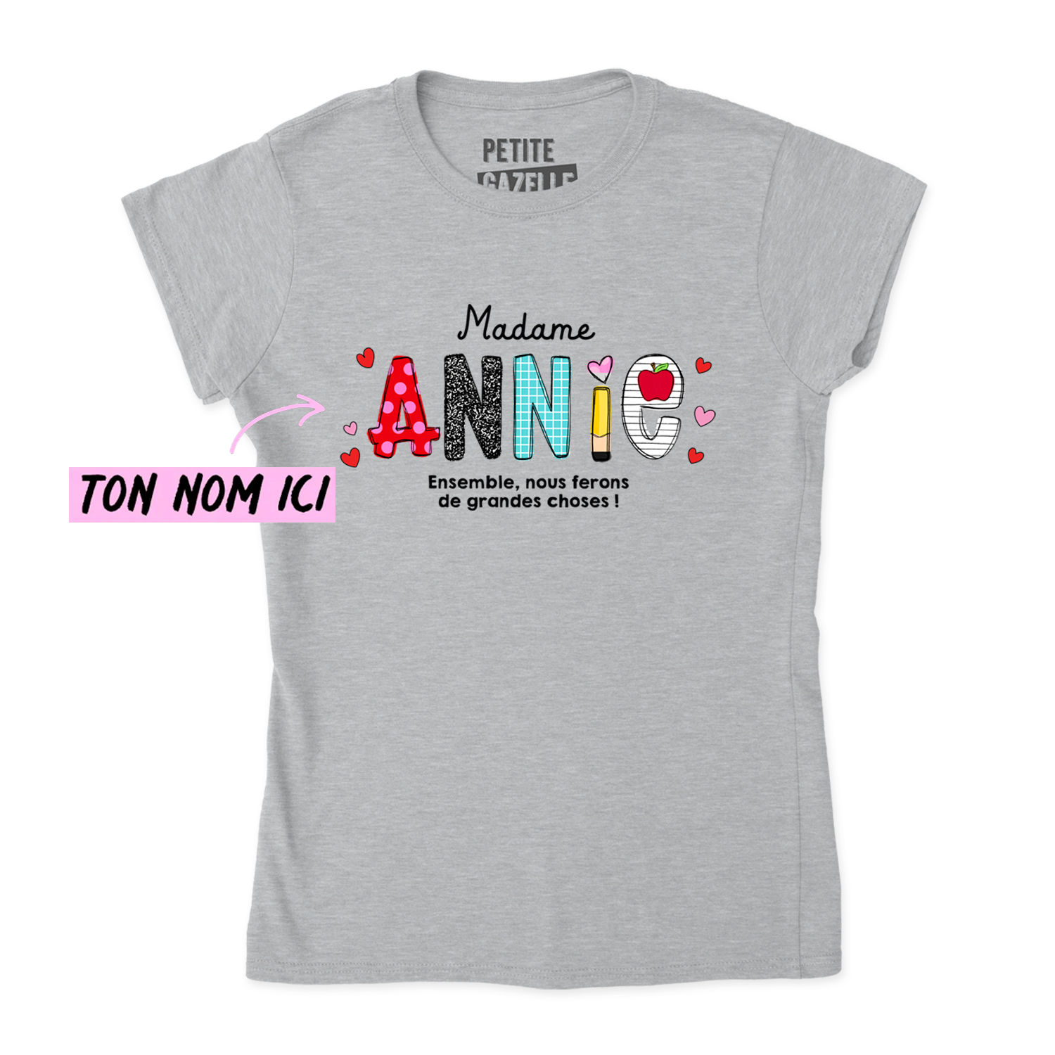 TSHIRT AJUSTÉ | Ensemble, nous ferons de grandes choses !