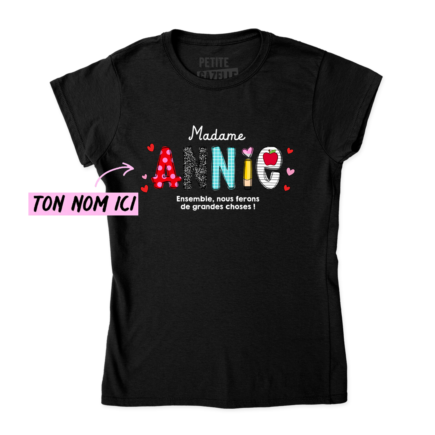 TSHIRT AJUSTÉ | Ensemble, nous ferons de grandes choses !