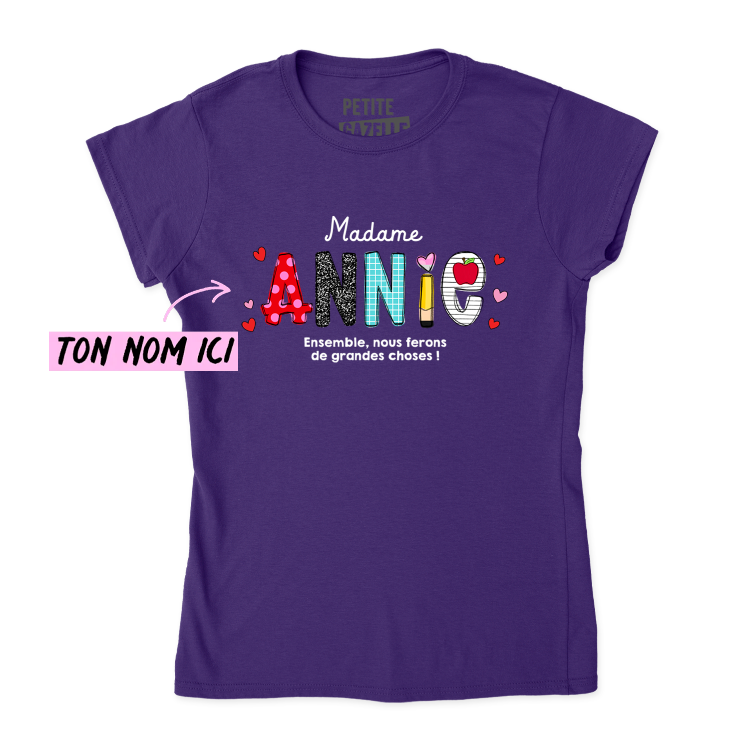 TSHIRT AJUSTÉ | Ensemble, nous ferons de grandes choses !