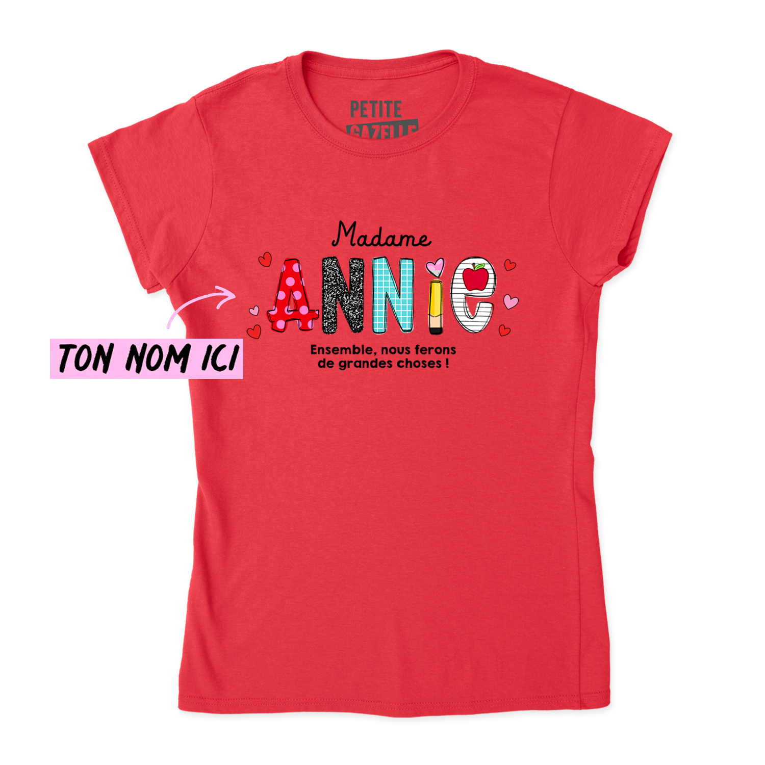 TSHIRT AJUSTÉ | Ensemble, nous ferons de grandes choses !
