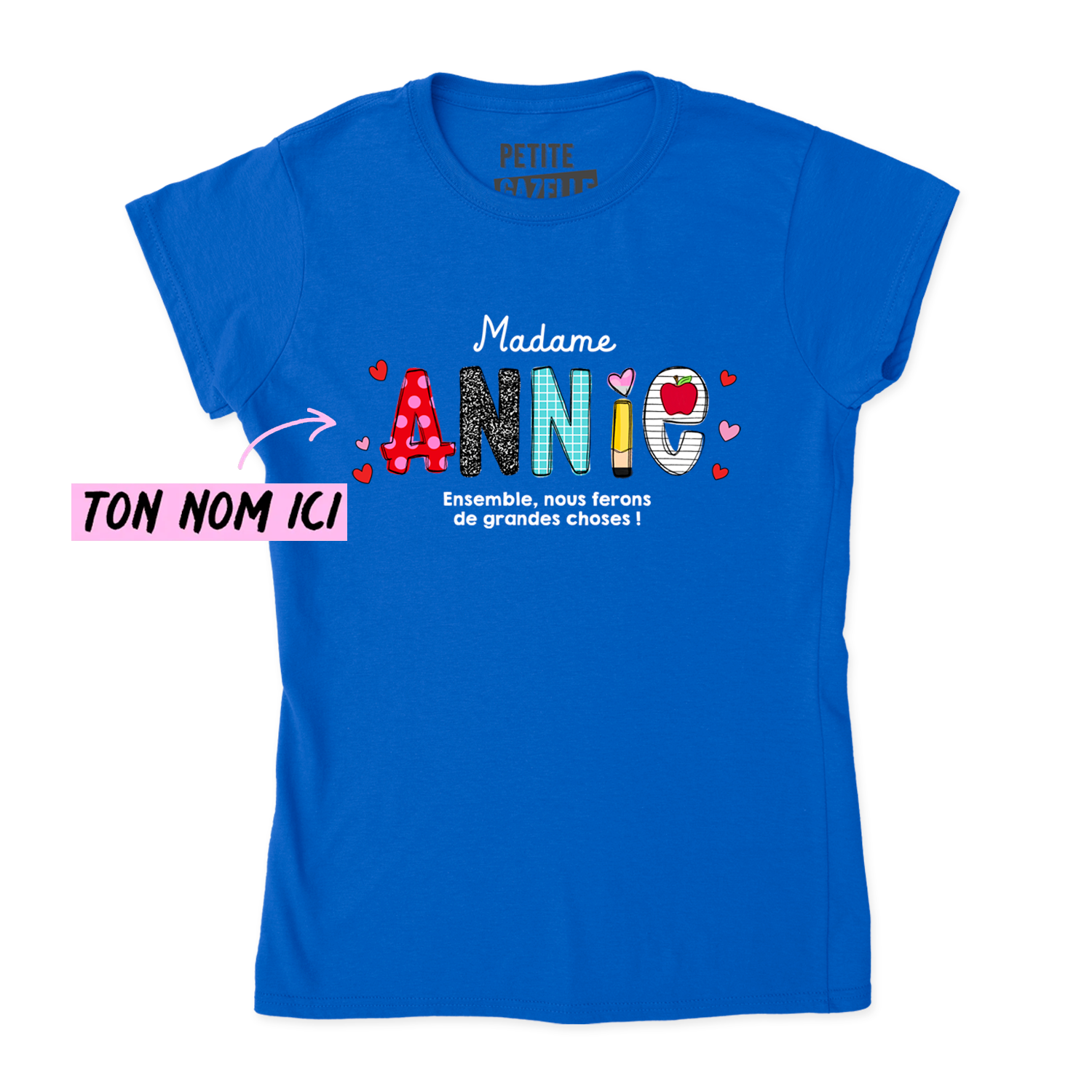 TSHIRT AJUSTÉ | Ensemble, nous ferons de grandes choses !
