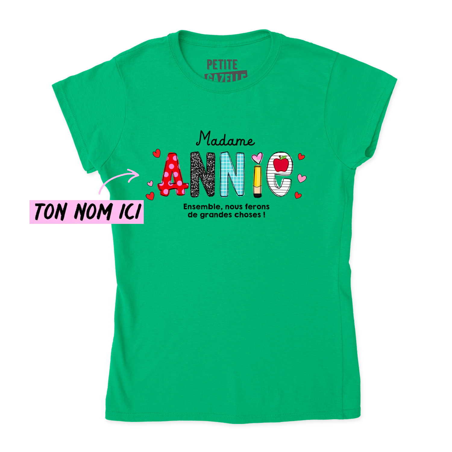 TSHIRT AJUSTÉ | Ensemble, nous ferons de grandes choses !