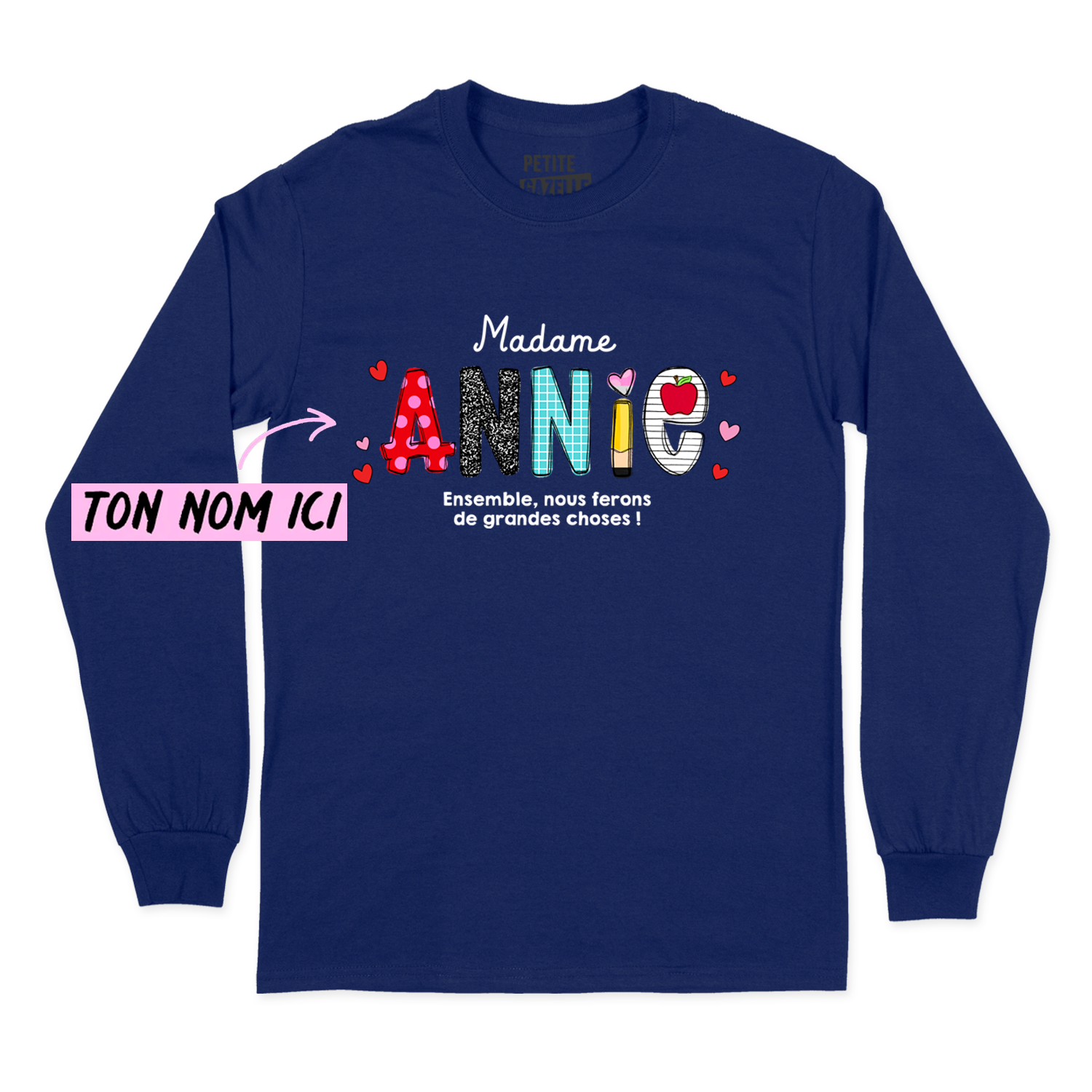 T-SHIRT À MANCHES LONGUES | Ensemble, nous ferons de grandes choses !