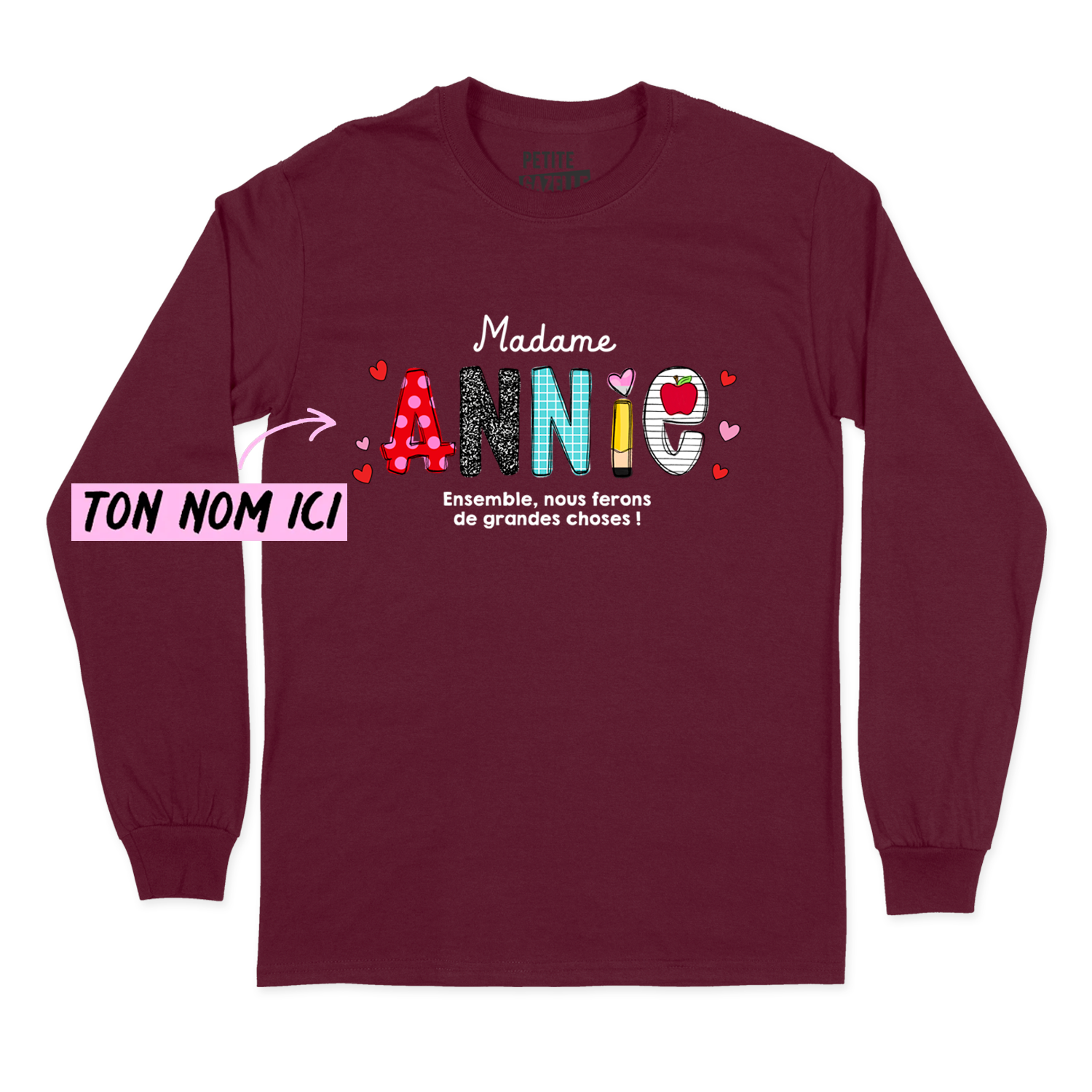 T-SHIRT À MANCHES LONGUES | Ensemble, nous ferons de grandes choses !