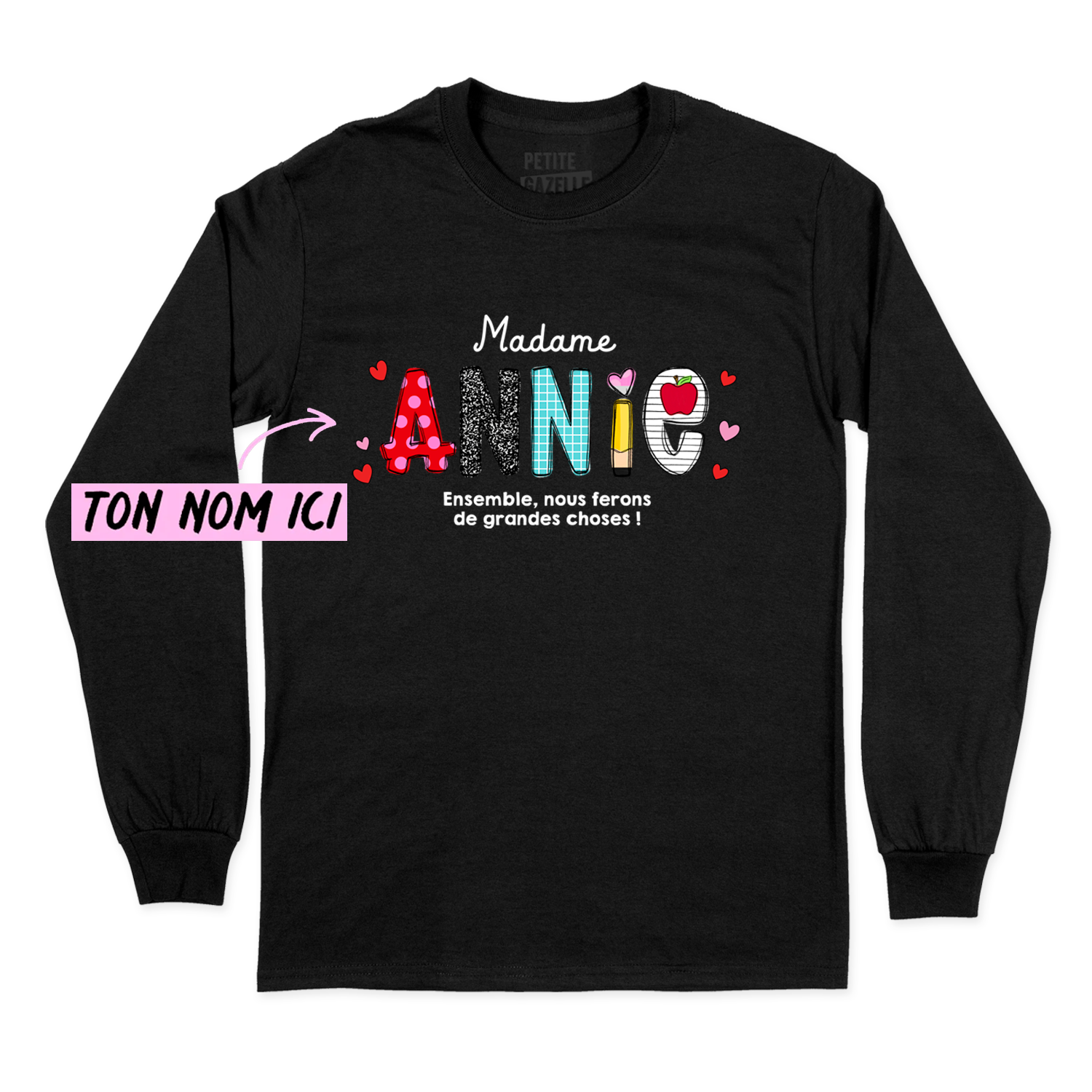 T-SHIRT À MANCHES LONGUES | Ensemble, nous ferons de grandes choses !