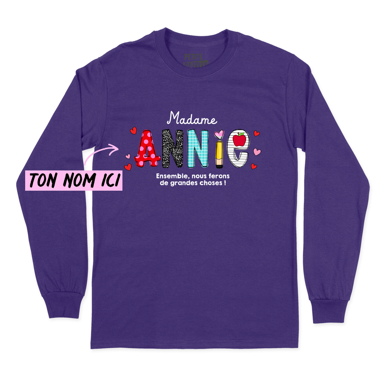 T-SHIRT À MANCHES LONGUES | Ensemble, nous ferons de grandes choses !