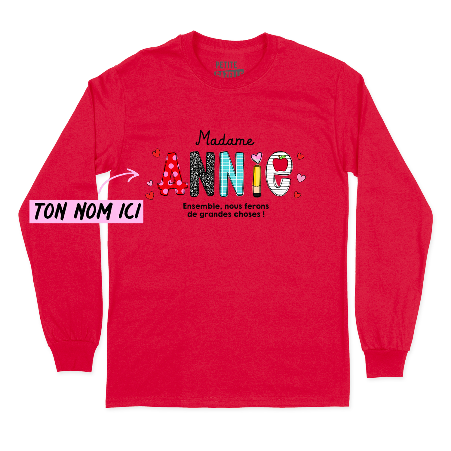 T-SHIRT À MANCHES LONGUES | Ensemble, nous ferons de grandes choses !