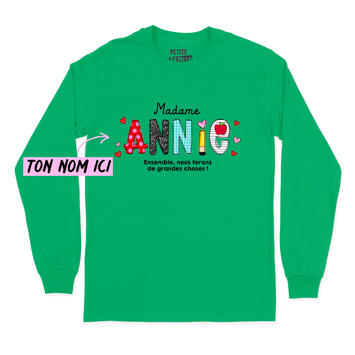 T-SHIRT À MANCHES LONGUES | Ensemble, nous ferons de grandes choses !