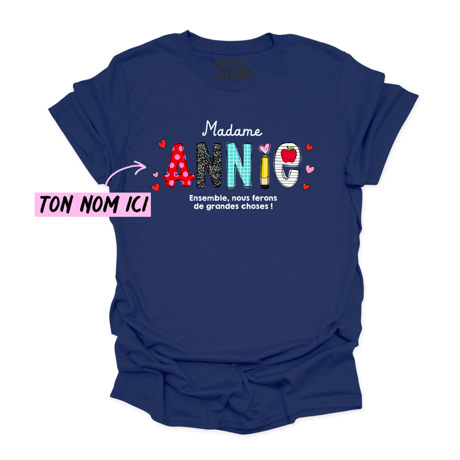 T-SHIRT COL ROND | Ensemble, nous ferons de grandes choses !