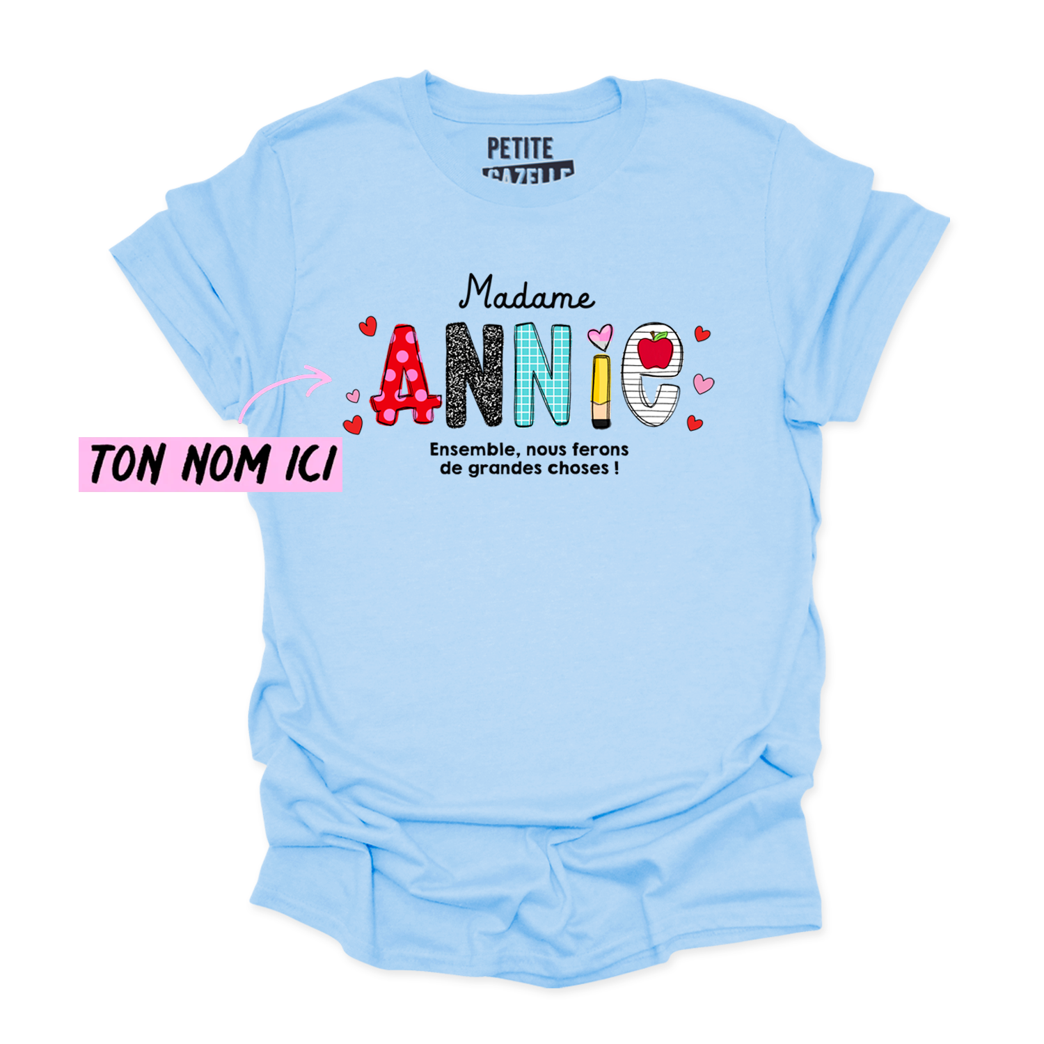 T-SHIRT COL ROND | Ensemble, nous ferons de grandes choses !