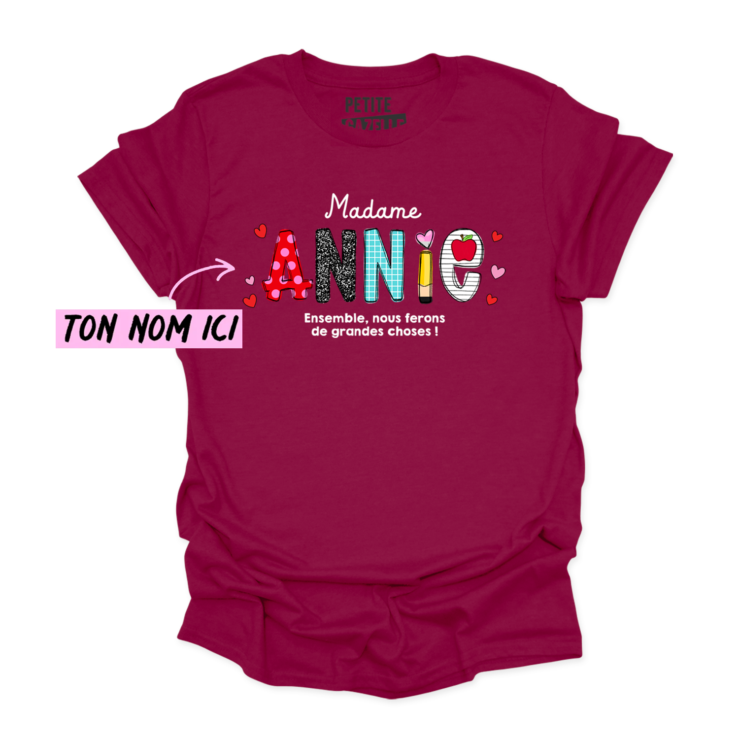 T-SHIRT COL ROND | Ensemble, nous ferons de grandes choses !