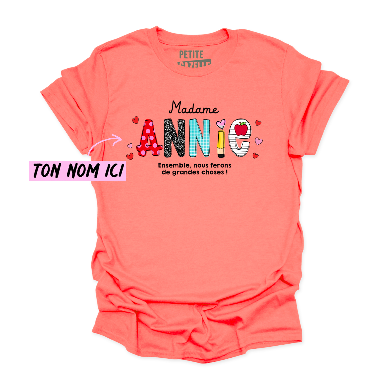 T-SHIRT COL ROND | Ensemble, nous ferons de grandes choses !