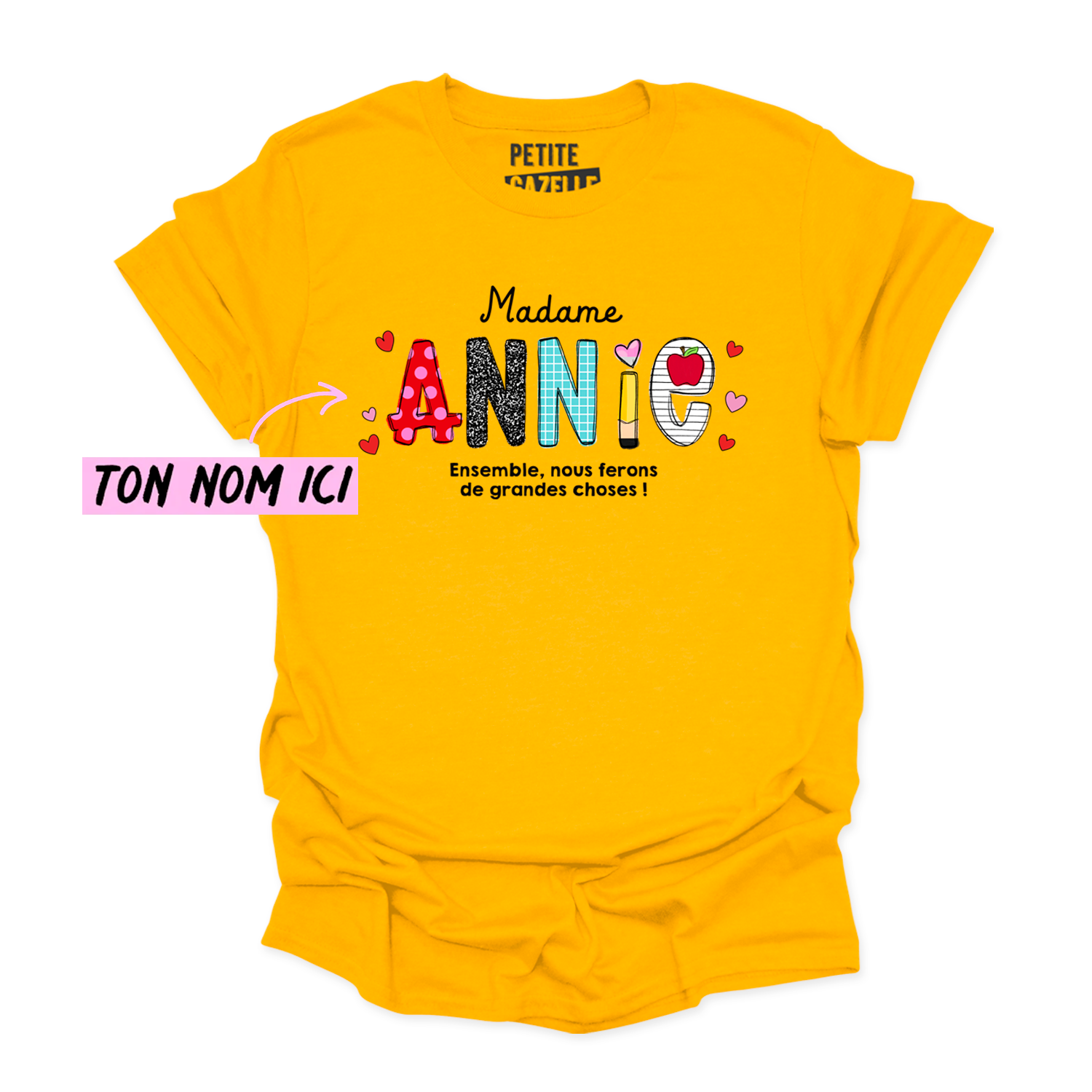 T-SHIRT COL ROND | Ensemble, nous ferons de grandes choses !