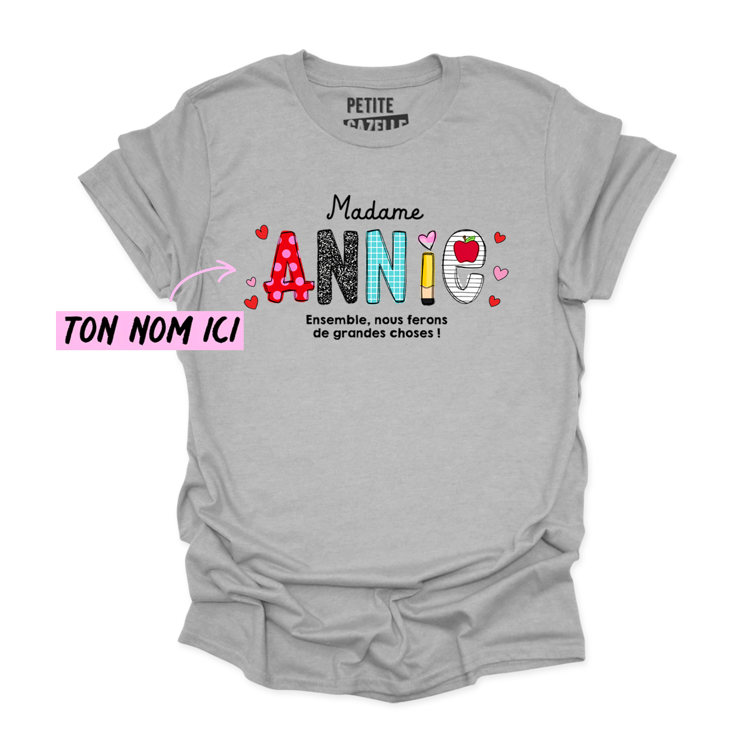 T-SHIRT COL ROND | Ensemble, nous ferons de grandes choses !